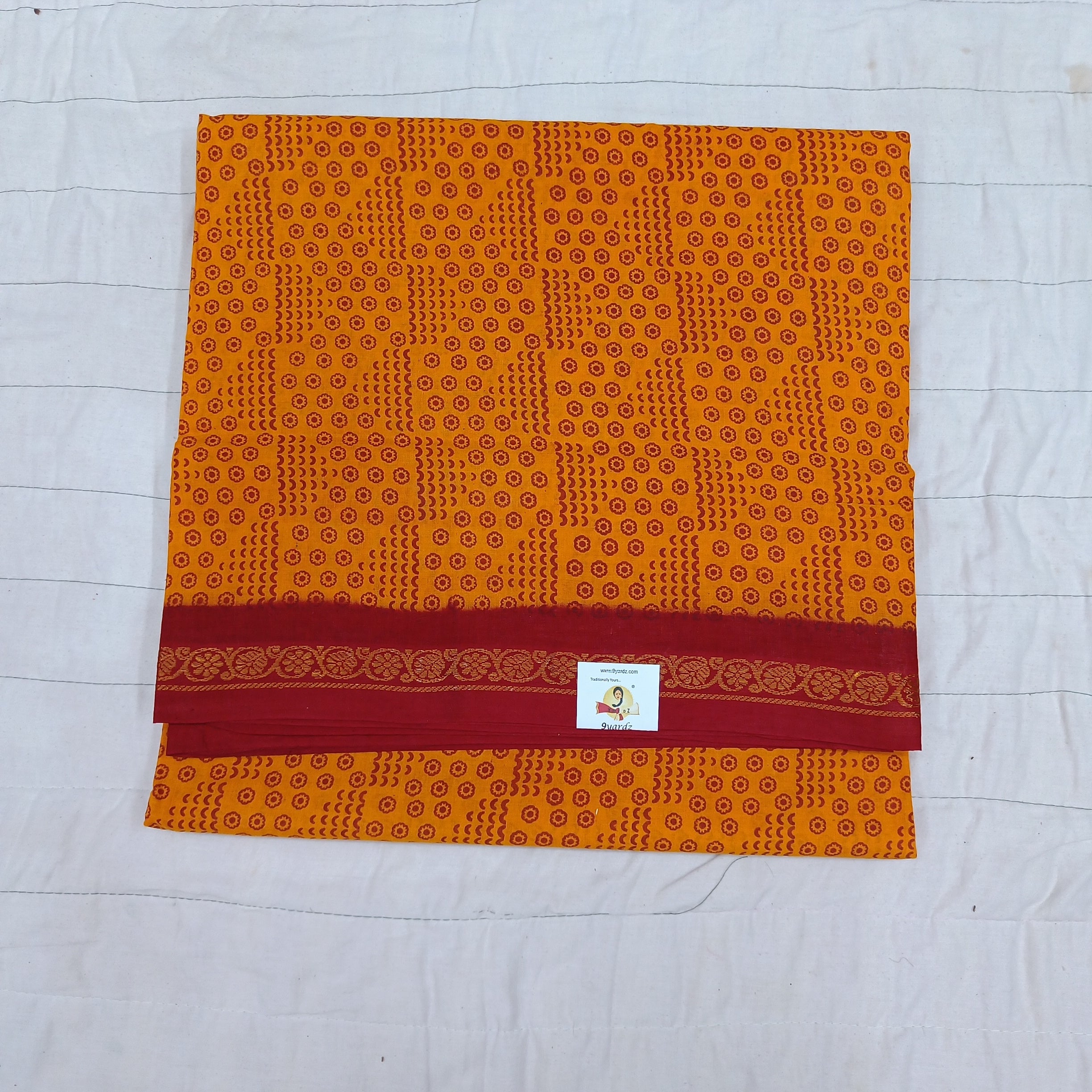 Sungudi cotton 10.5 yards madisar