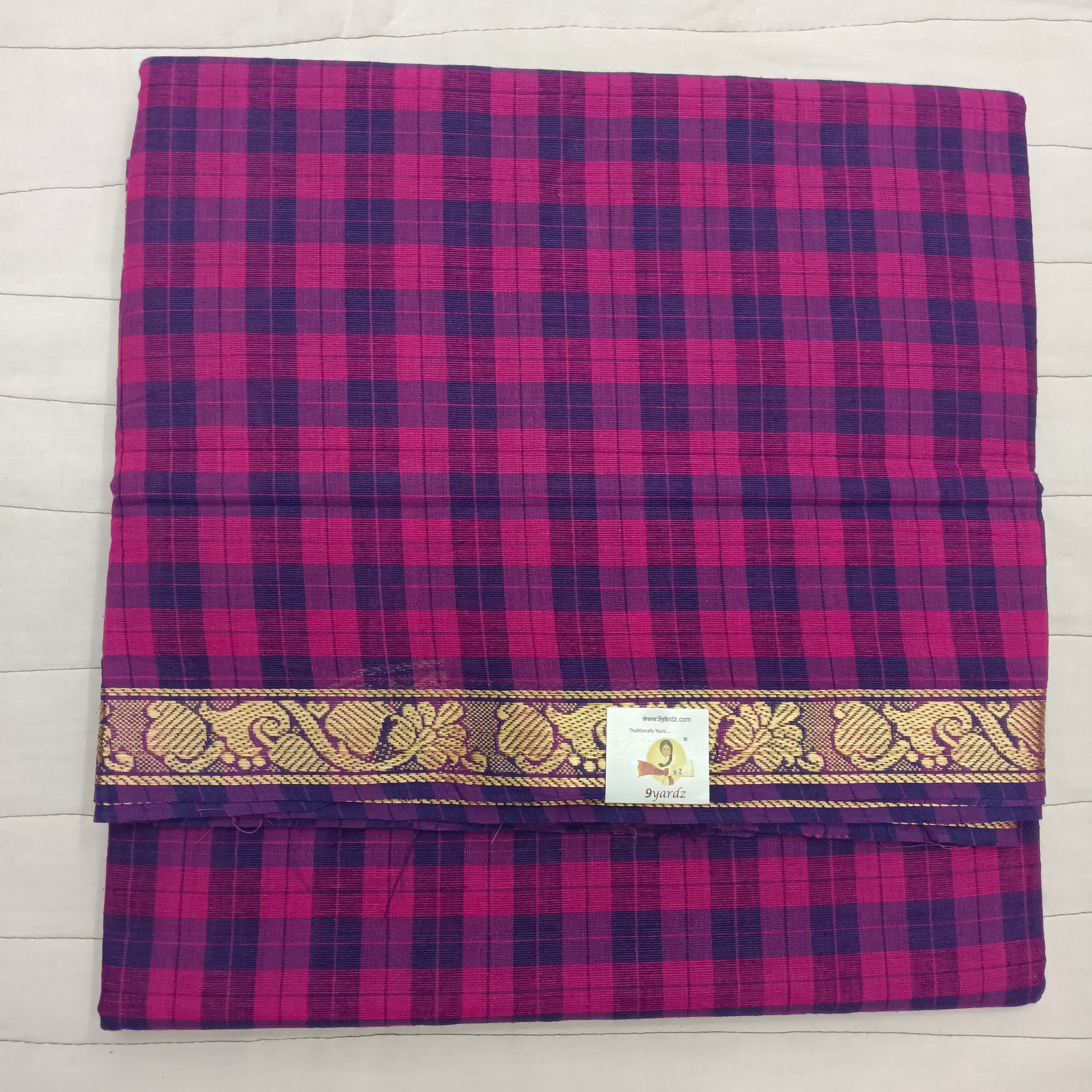 Chettinadu / Karaikudi cotton 10.5 yards madisar