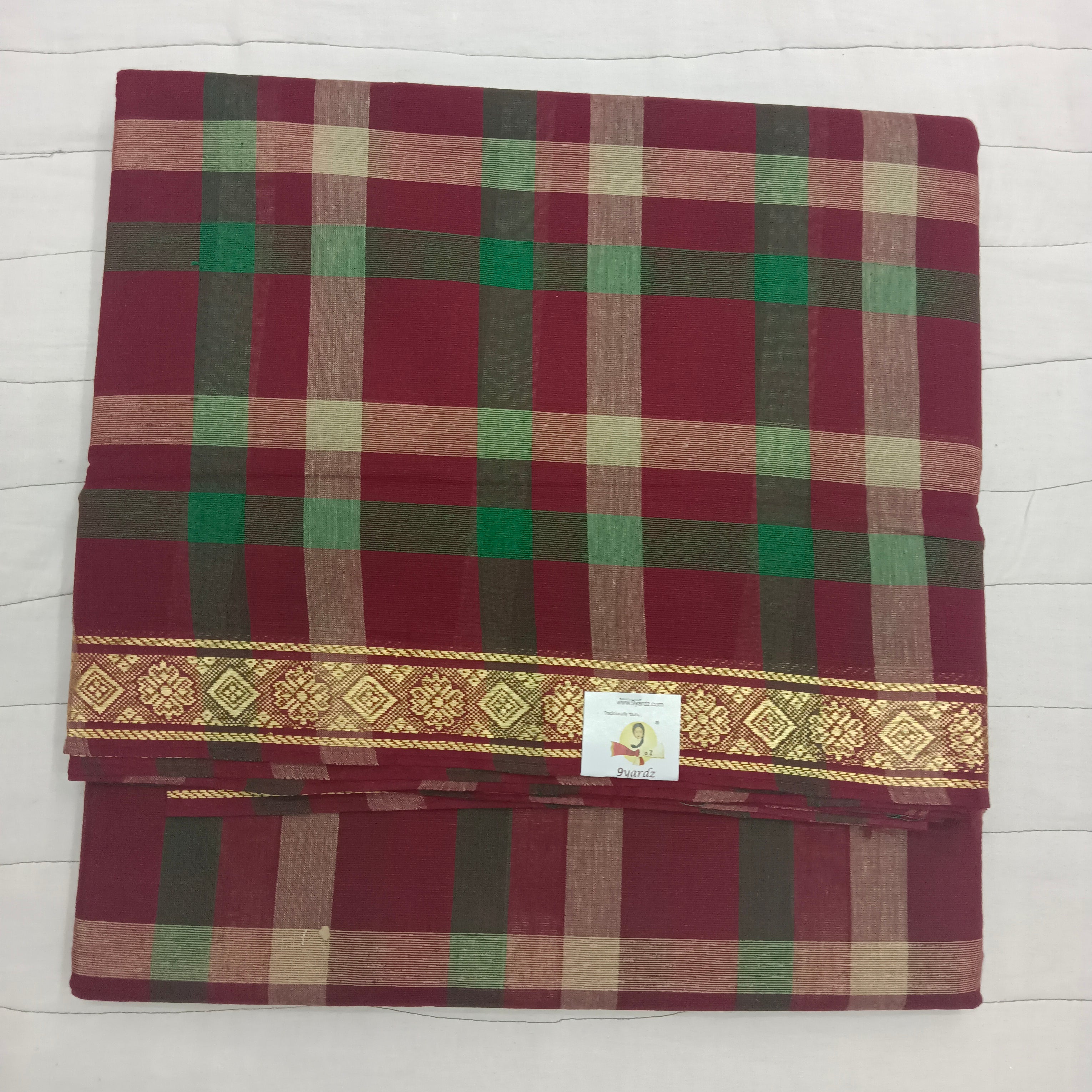 Chettinadu / Karaikudi cotton 10.5 yards madisar