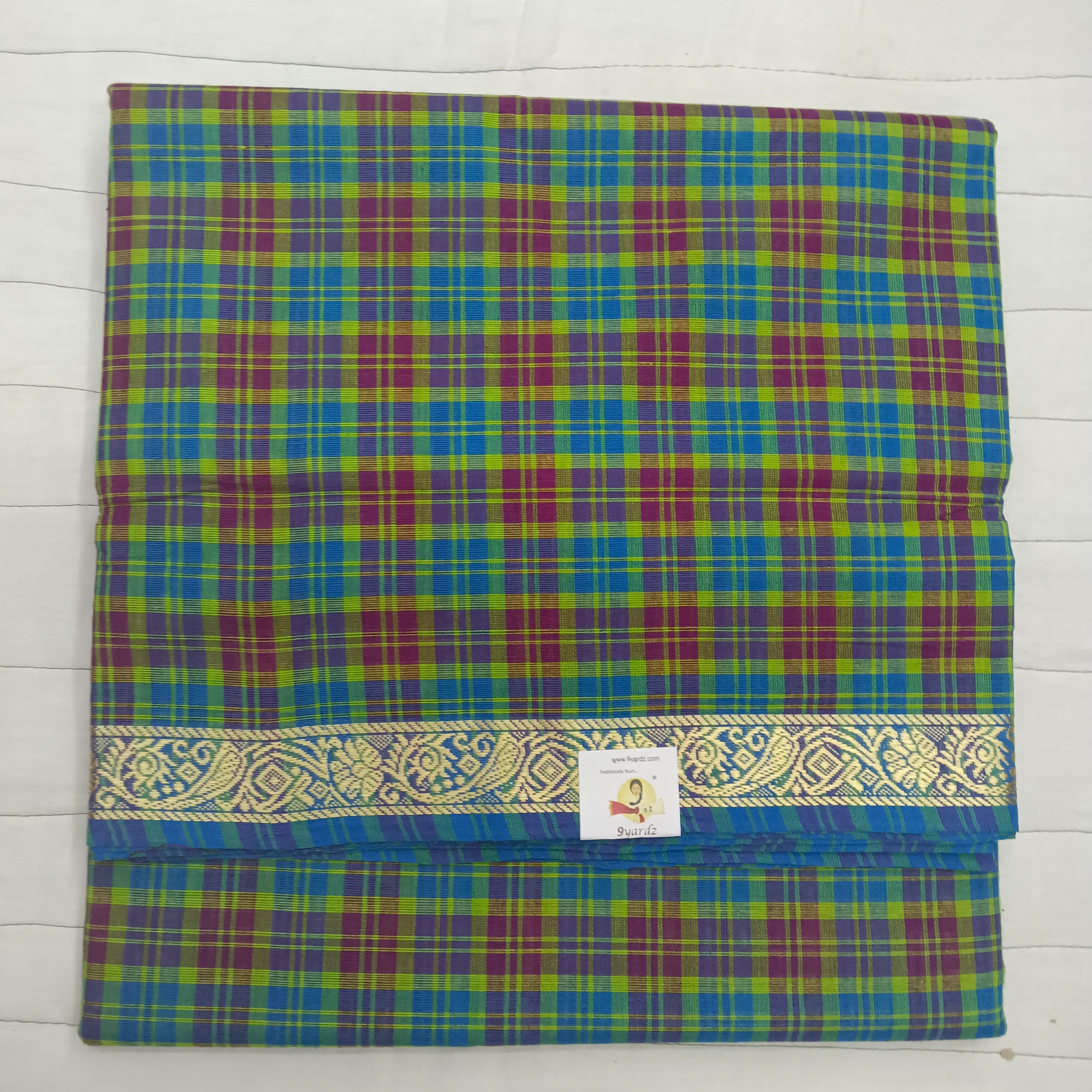 Chettinadu / Karaikudi cotton 10.5 yards madisar