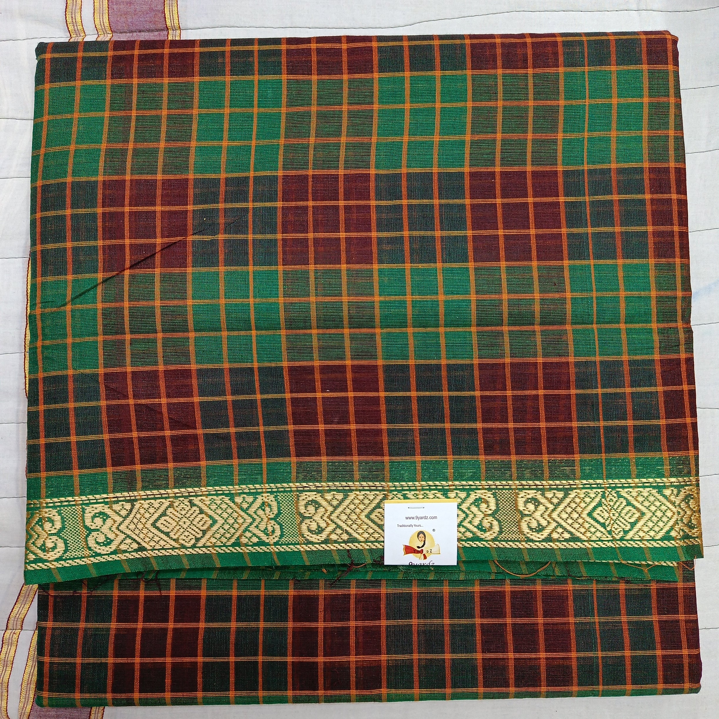 Chettinadu / Karaikudi cotton 10.5 yards madisar