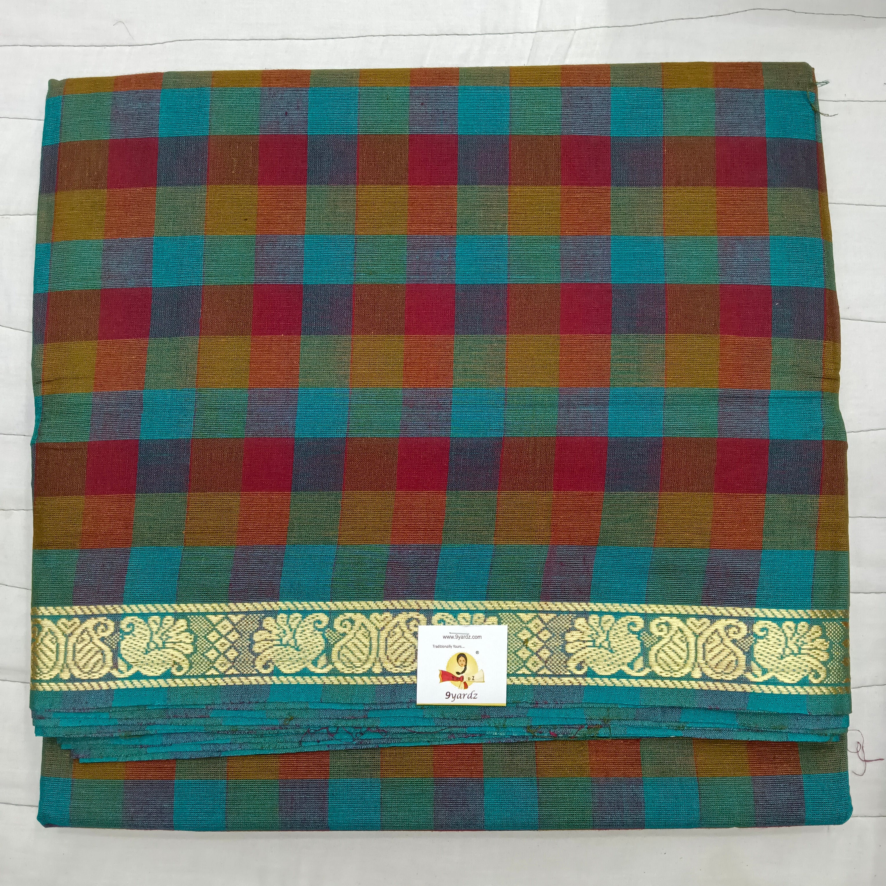 Chettinadu / Karaikudi cotton 10.5 yards madisar