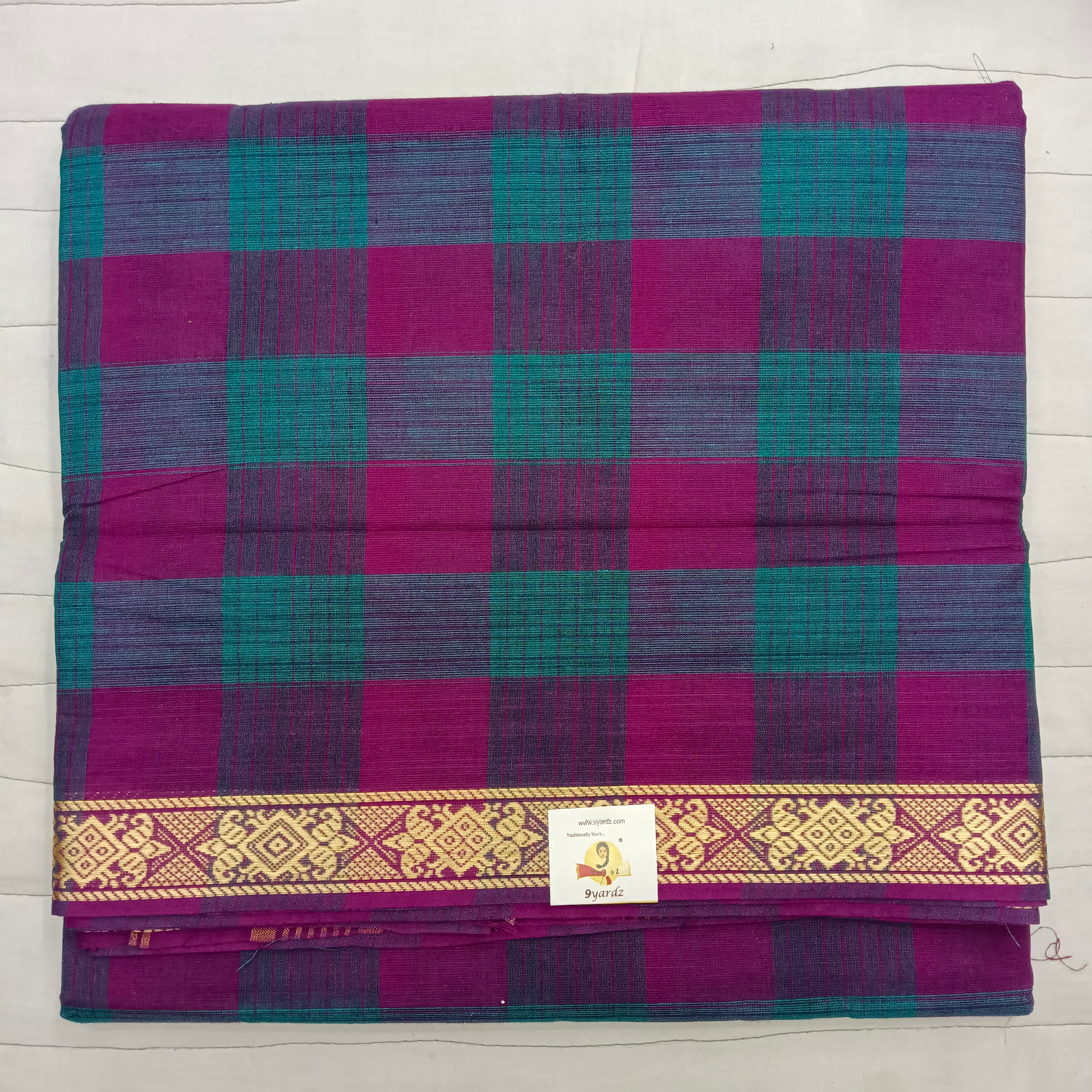 Chettinadu / Karaikudi cotton 10.5 yards madisar