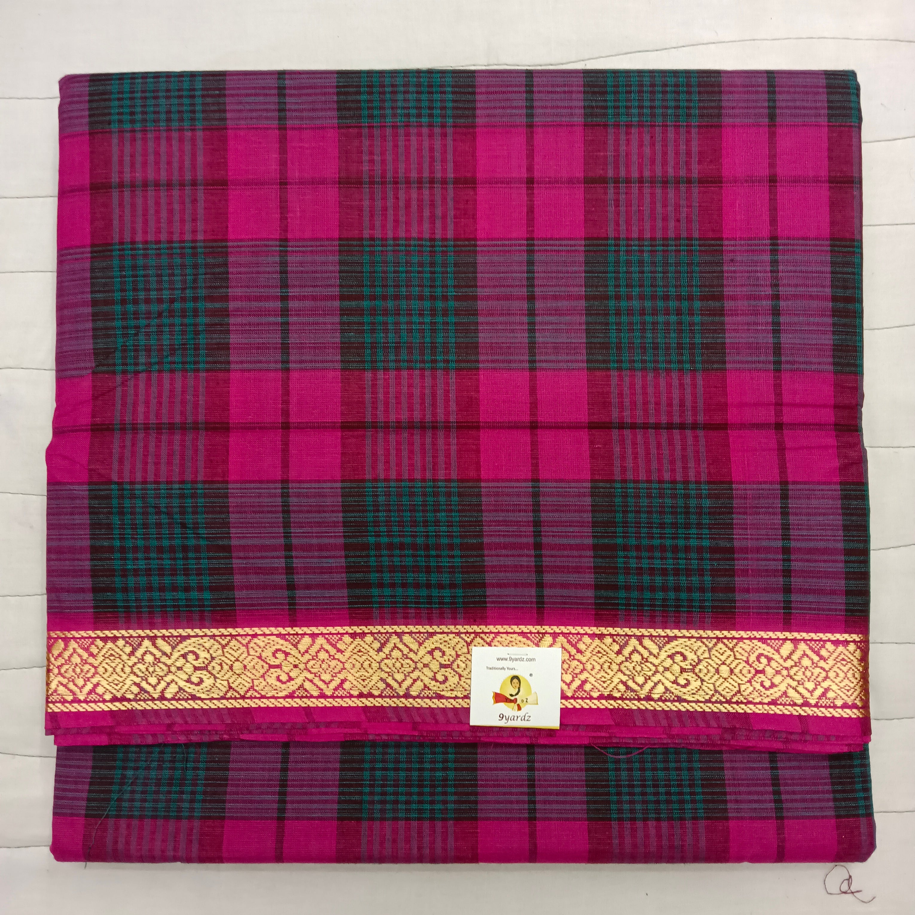 Chettinadu / Karaikudi cotton 10.5 yards madisar