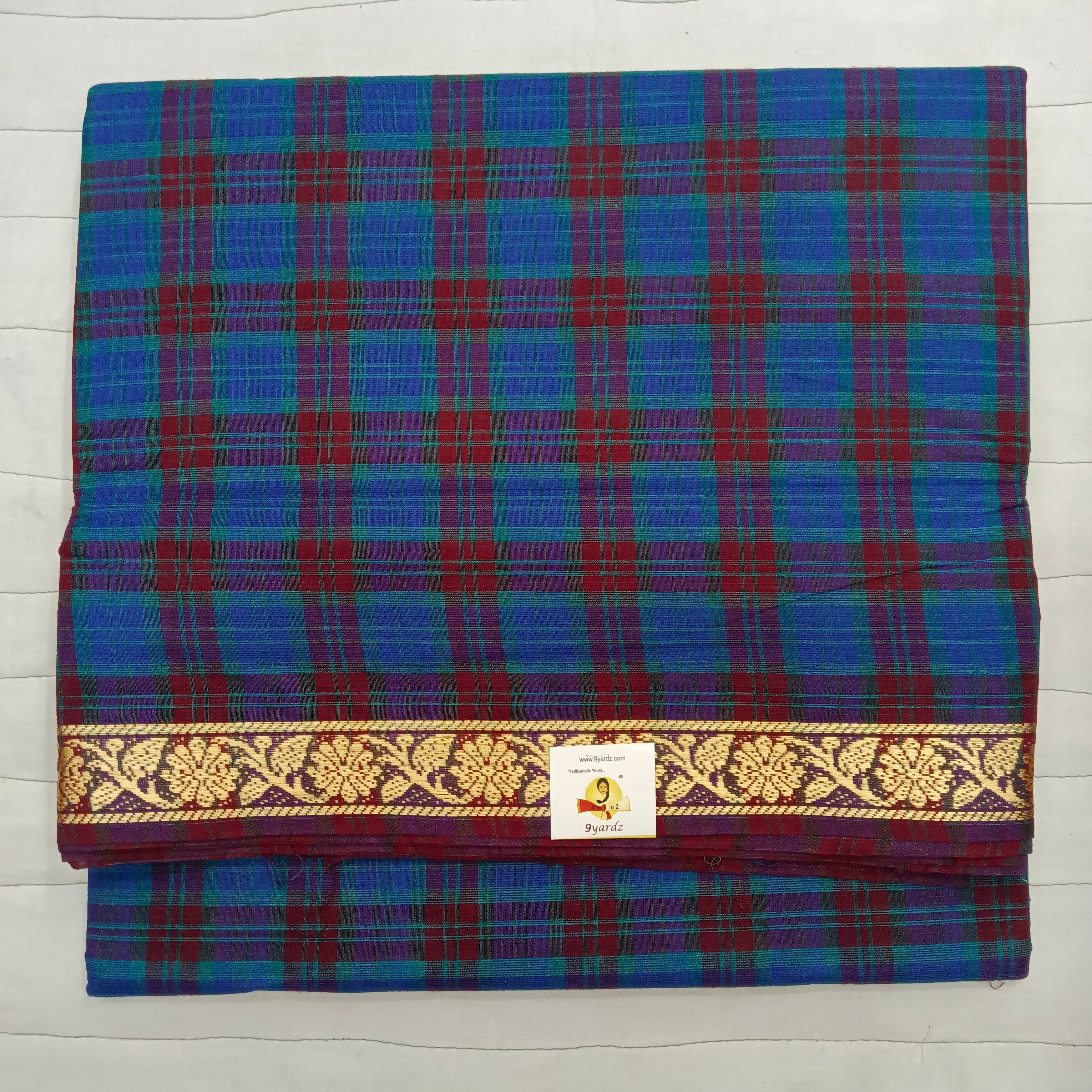 Chettinadu / Karaikudi cotton 10.5 yards madisar