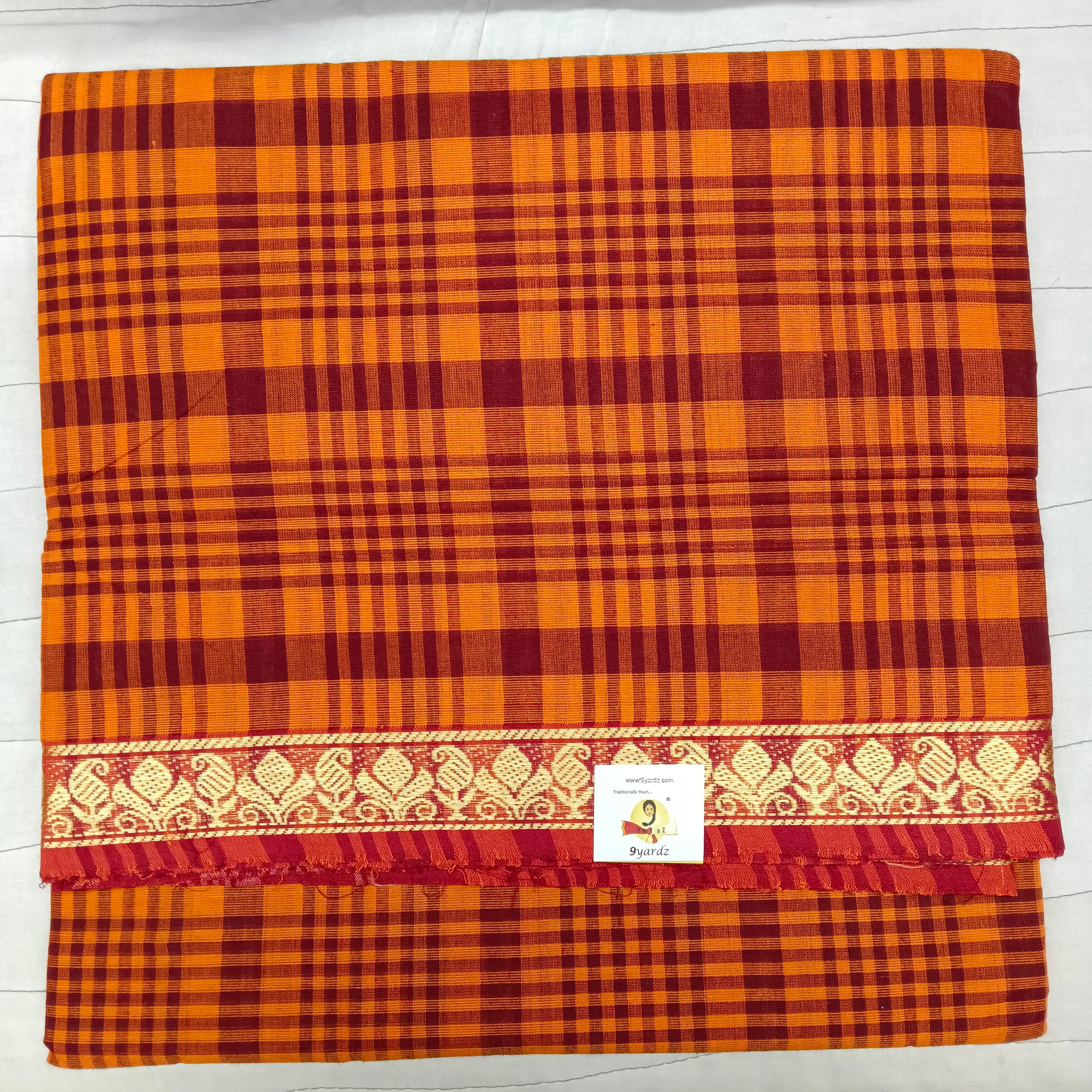 Chettinadu / Karaikudi cotton 10.5 yards madisar