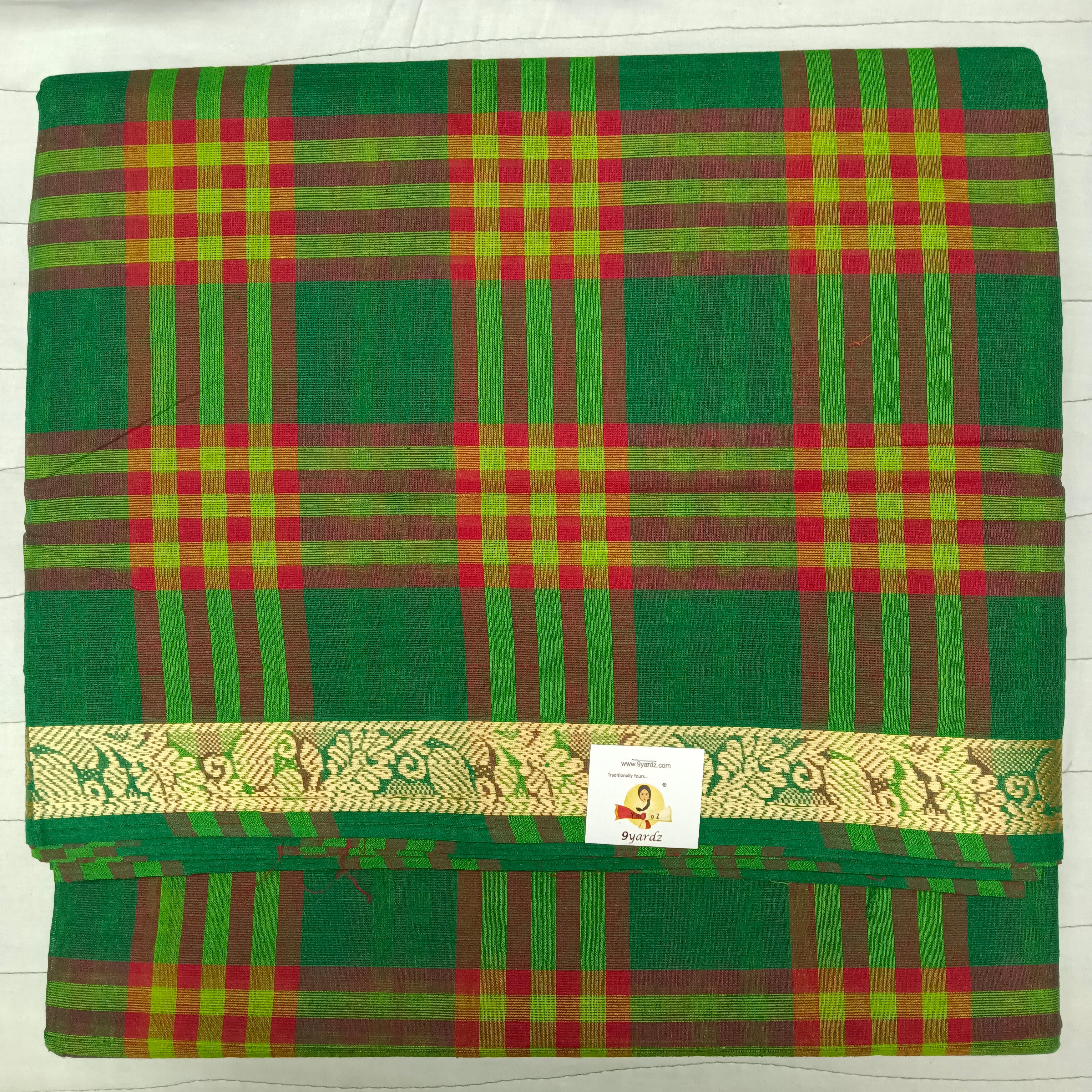 Chettinadu / Karaikudi cotton 10.5 yards madisar