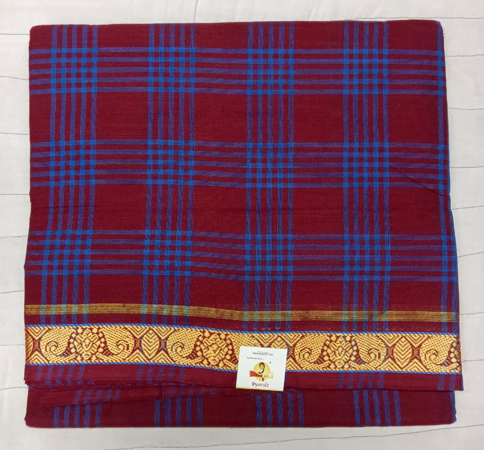Chettinadu / Karaikudi cotton 10.5 yards madisar