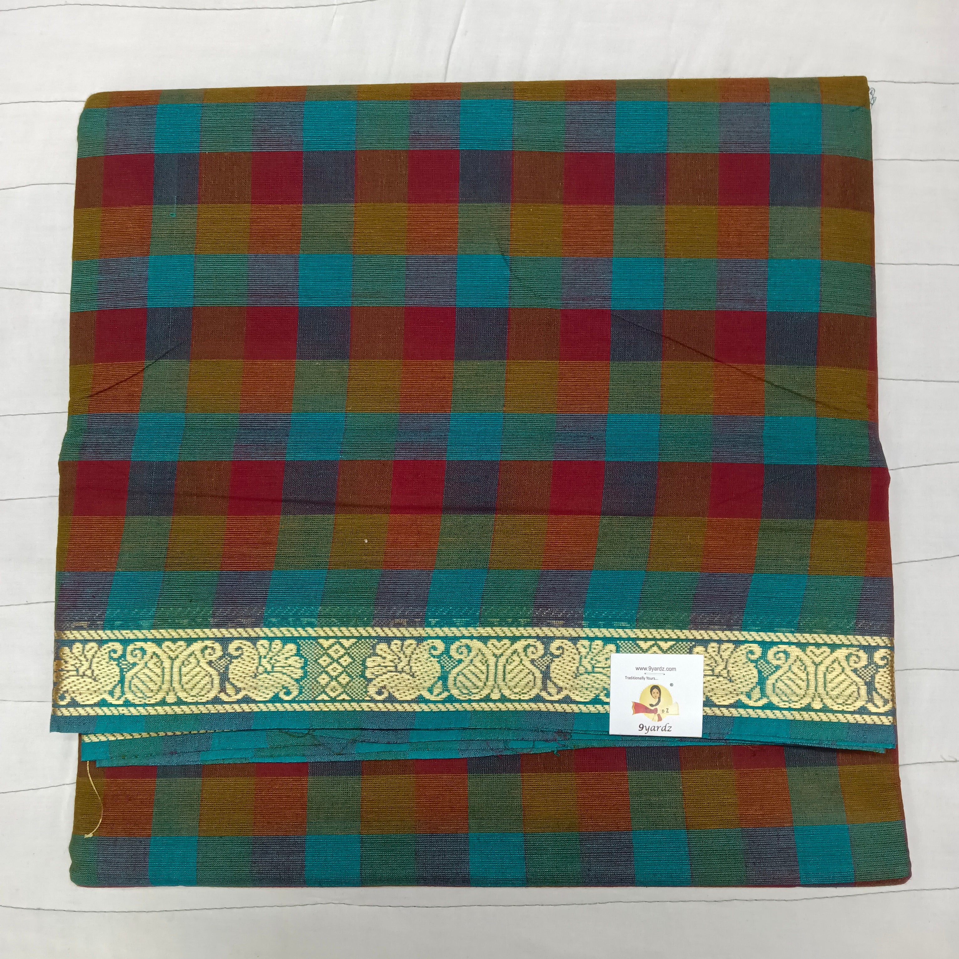 Chettinadu / Karaikudi cotton 10.5 yards madisar