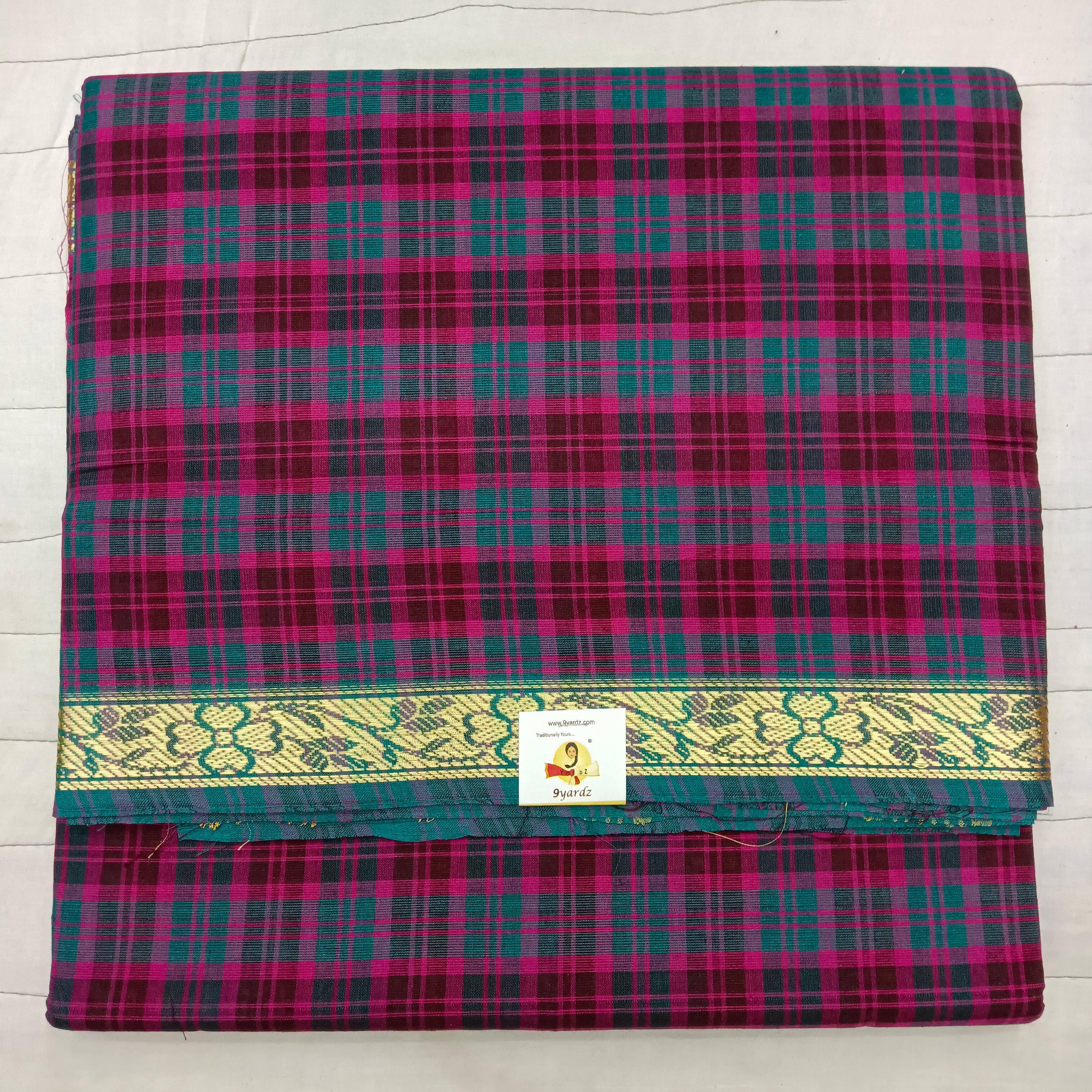 Chettinadu / Karaikudi cotton 10.5 yards madisar