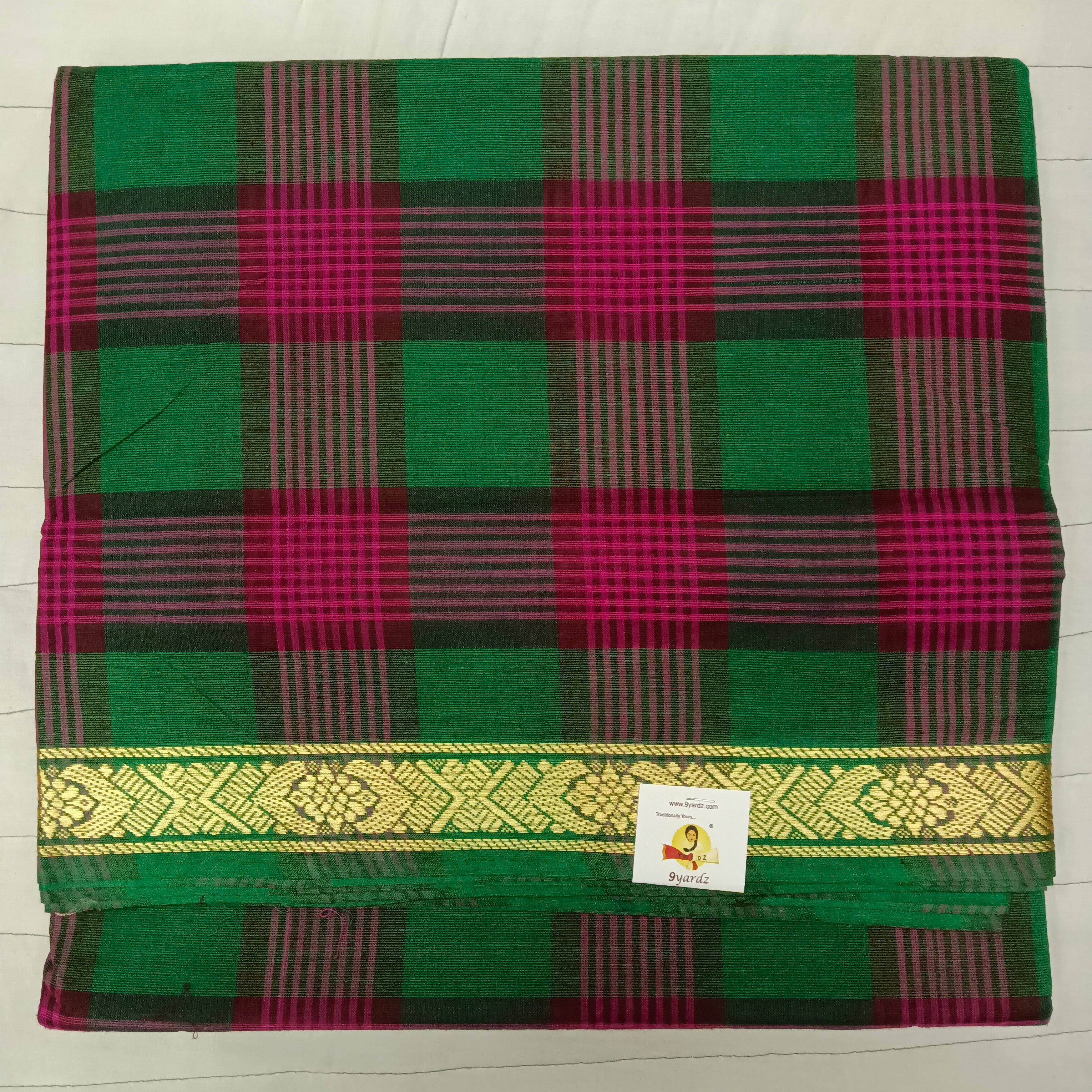 Chettinadu / Karaikudi cotton 10.5 yards madisar