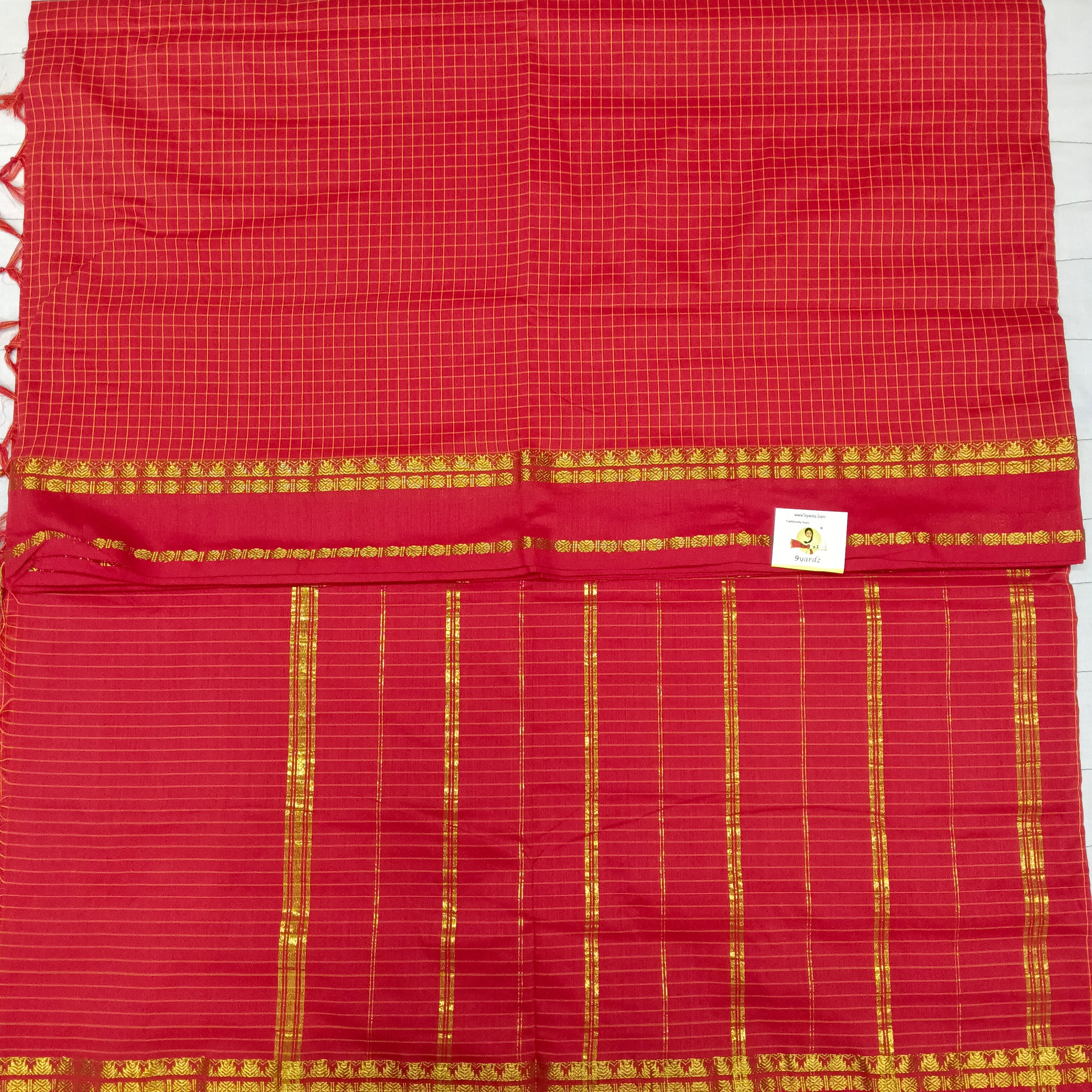Kalyani cotton Checked 6yardz