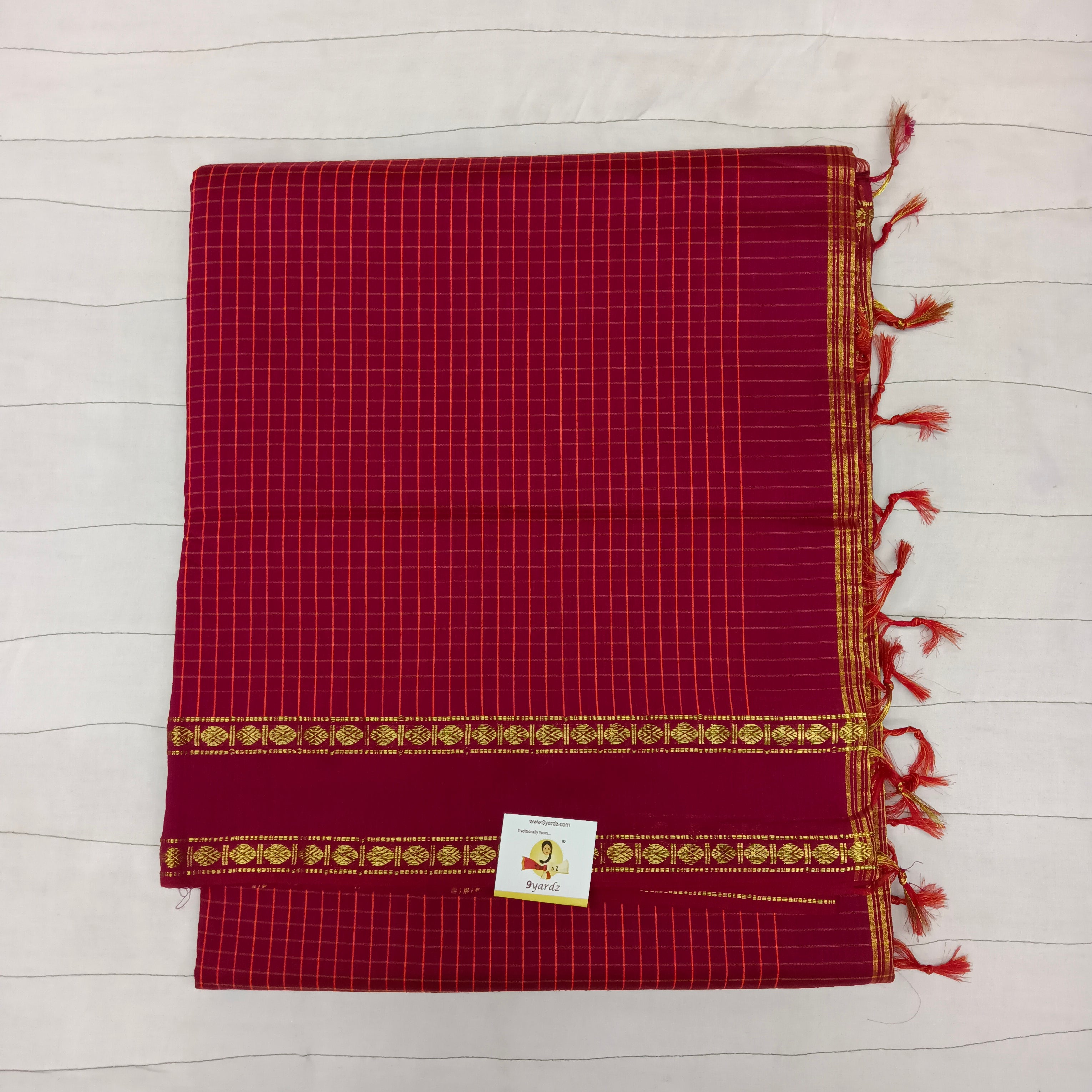 Kalyani cotton Checked 6yardz