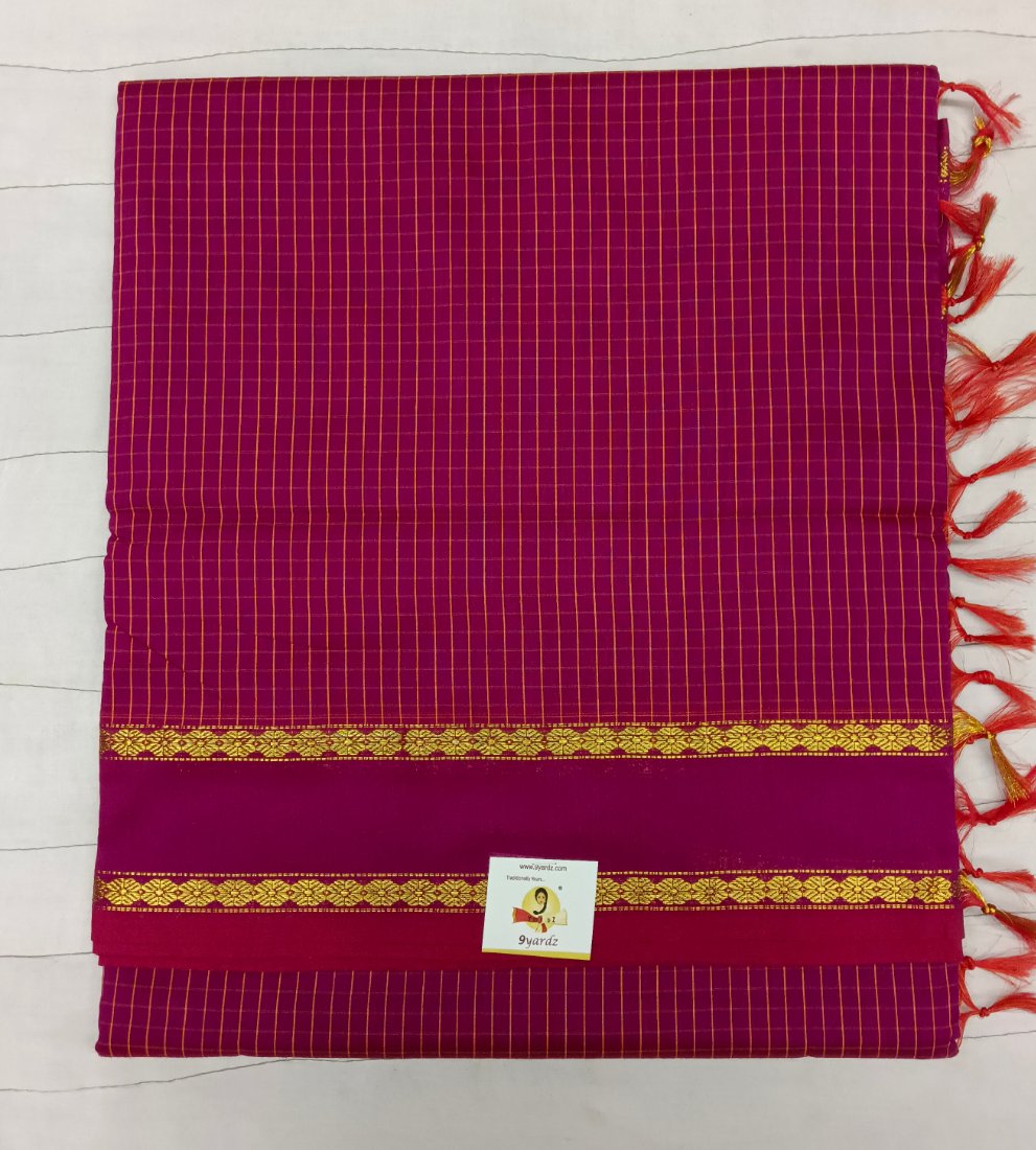 Kalyani cotton Checked 6yardz