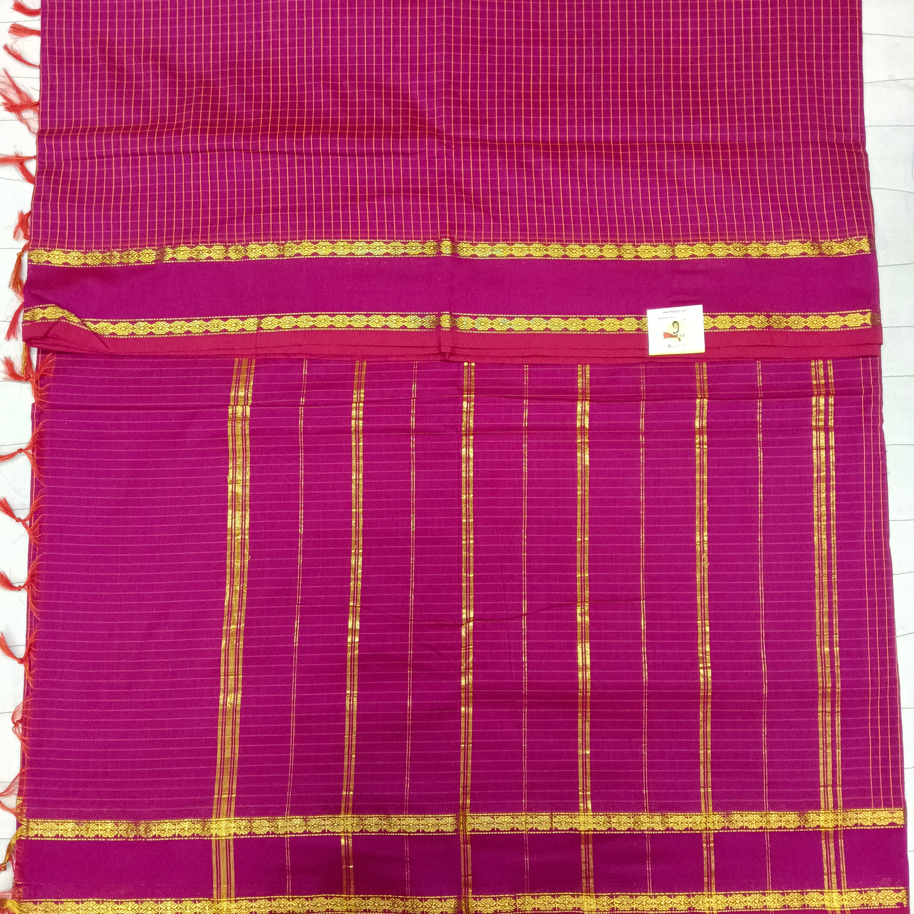 Kalyani cotton Checked 6yardz