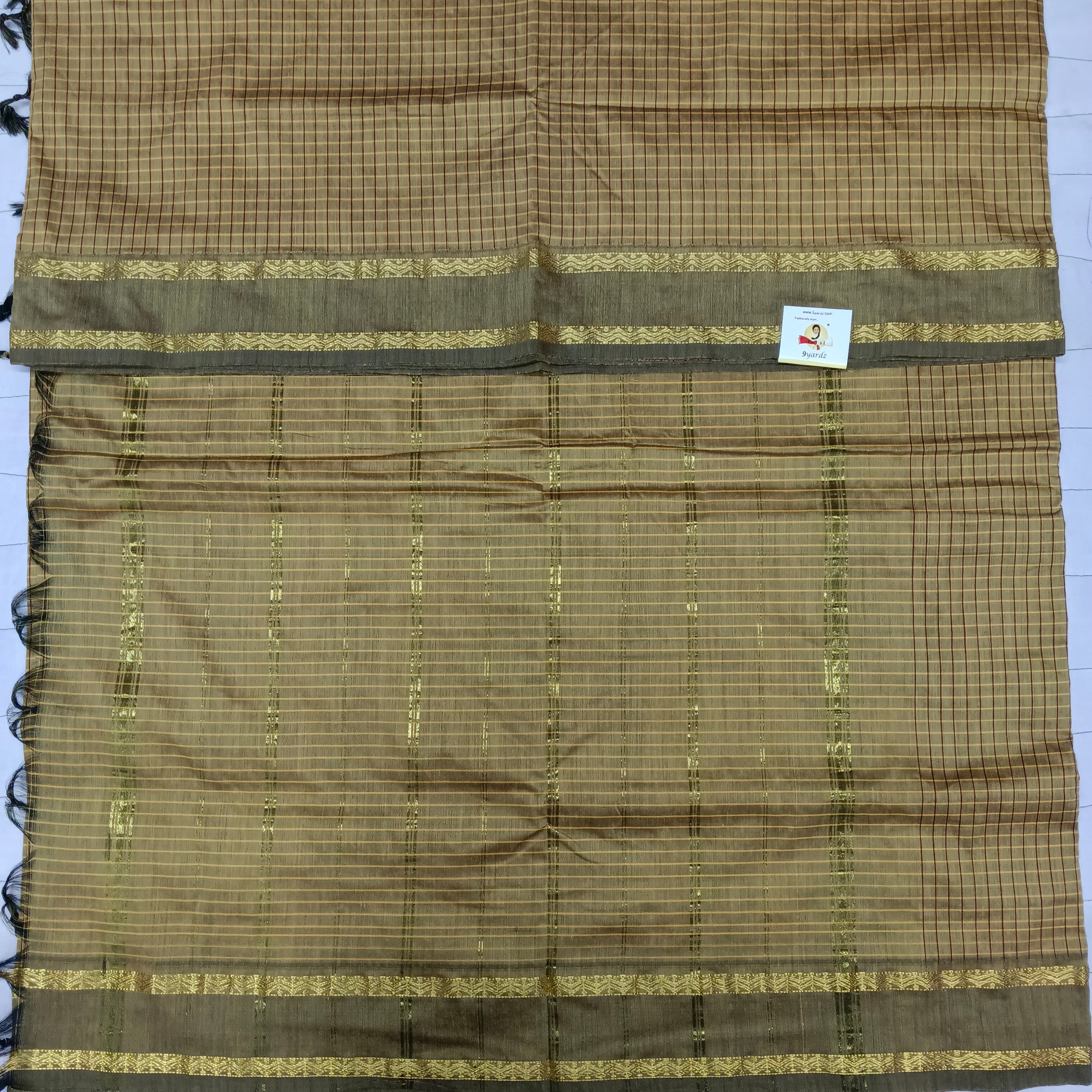 Kalyani cotton Checked 6yardz