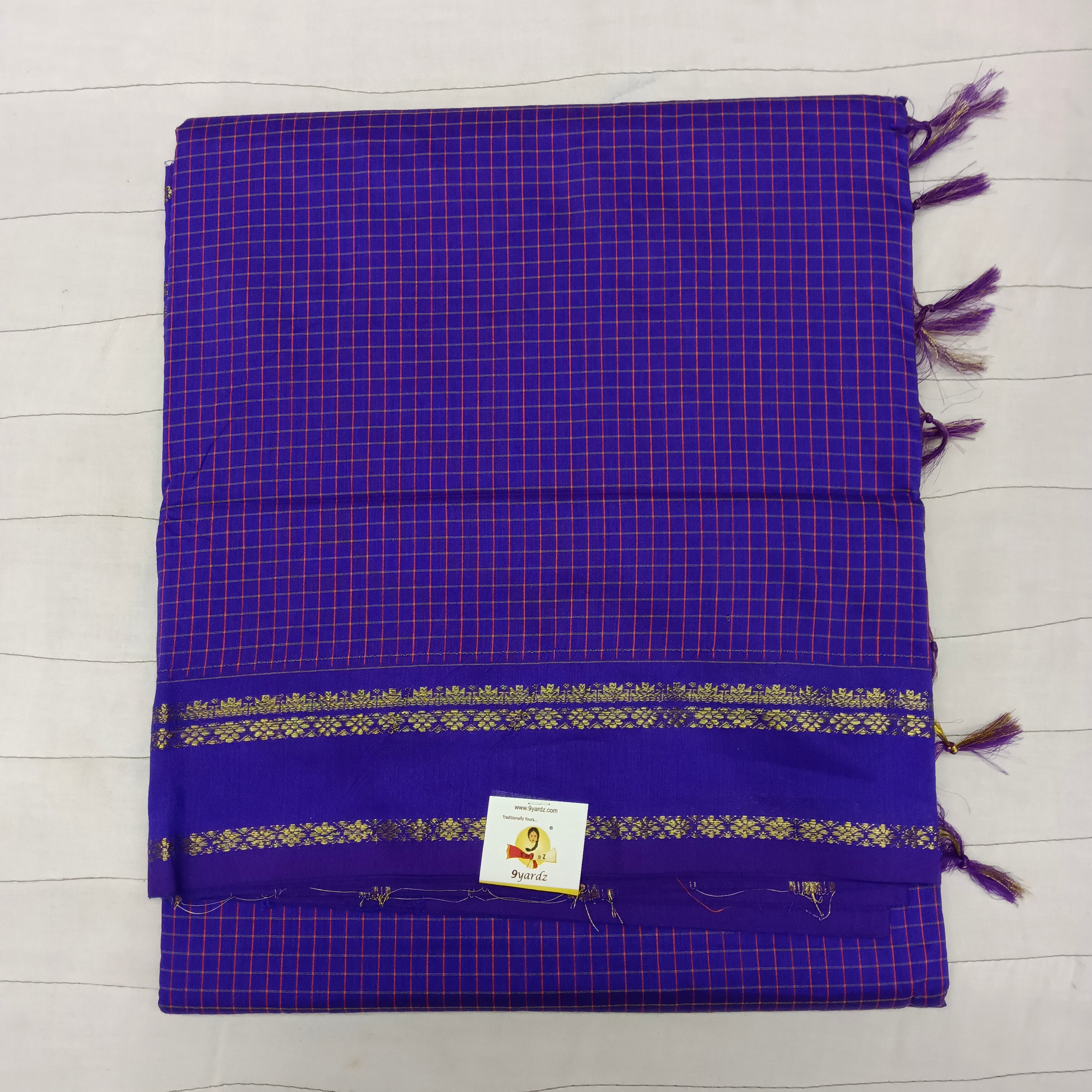 Kalyani cotton Checked 6yardz