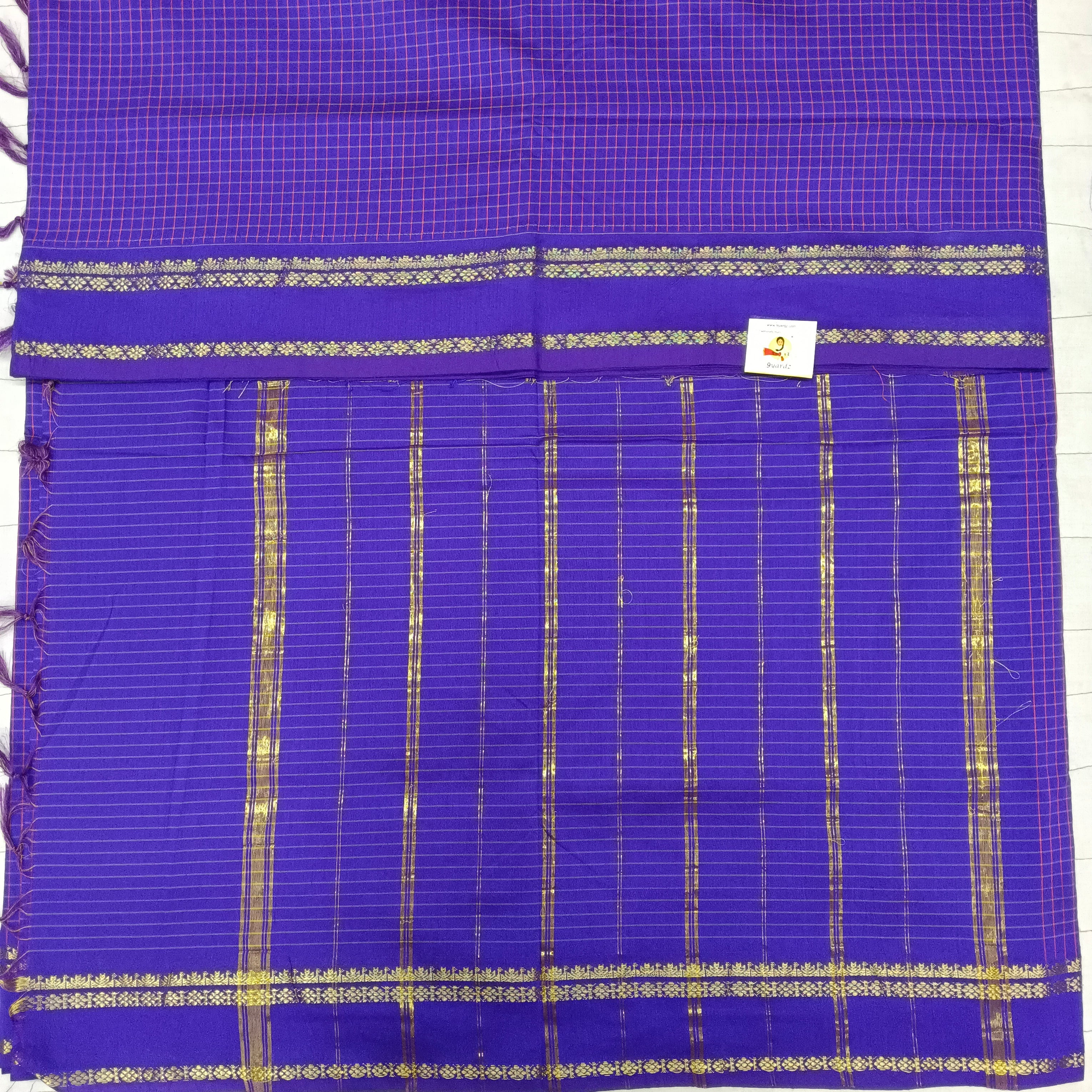 Kalyani cotton Checked 6yardz