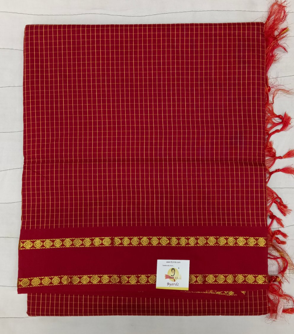 Kalyani cotton Checked 6yardz