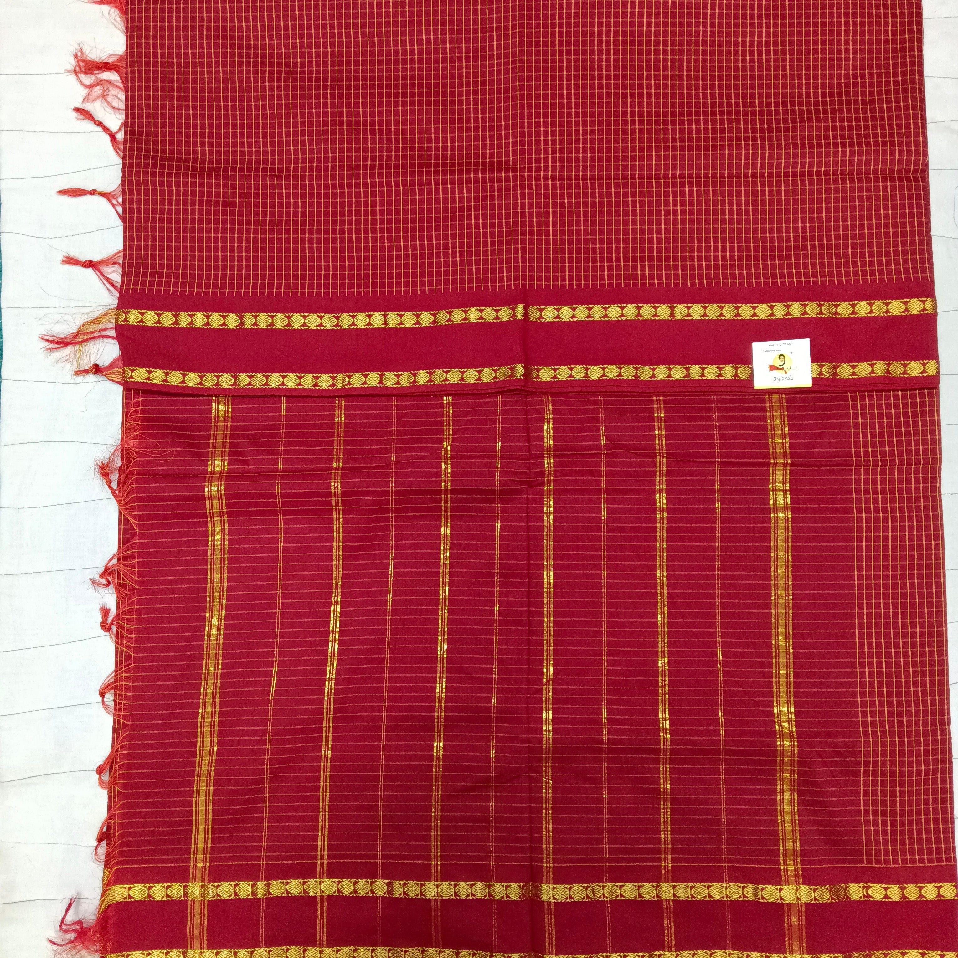 Kalyani cotton Checked 6yardz