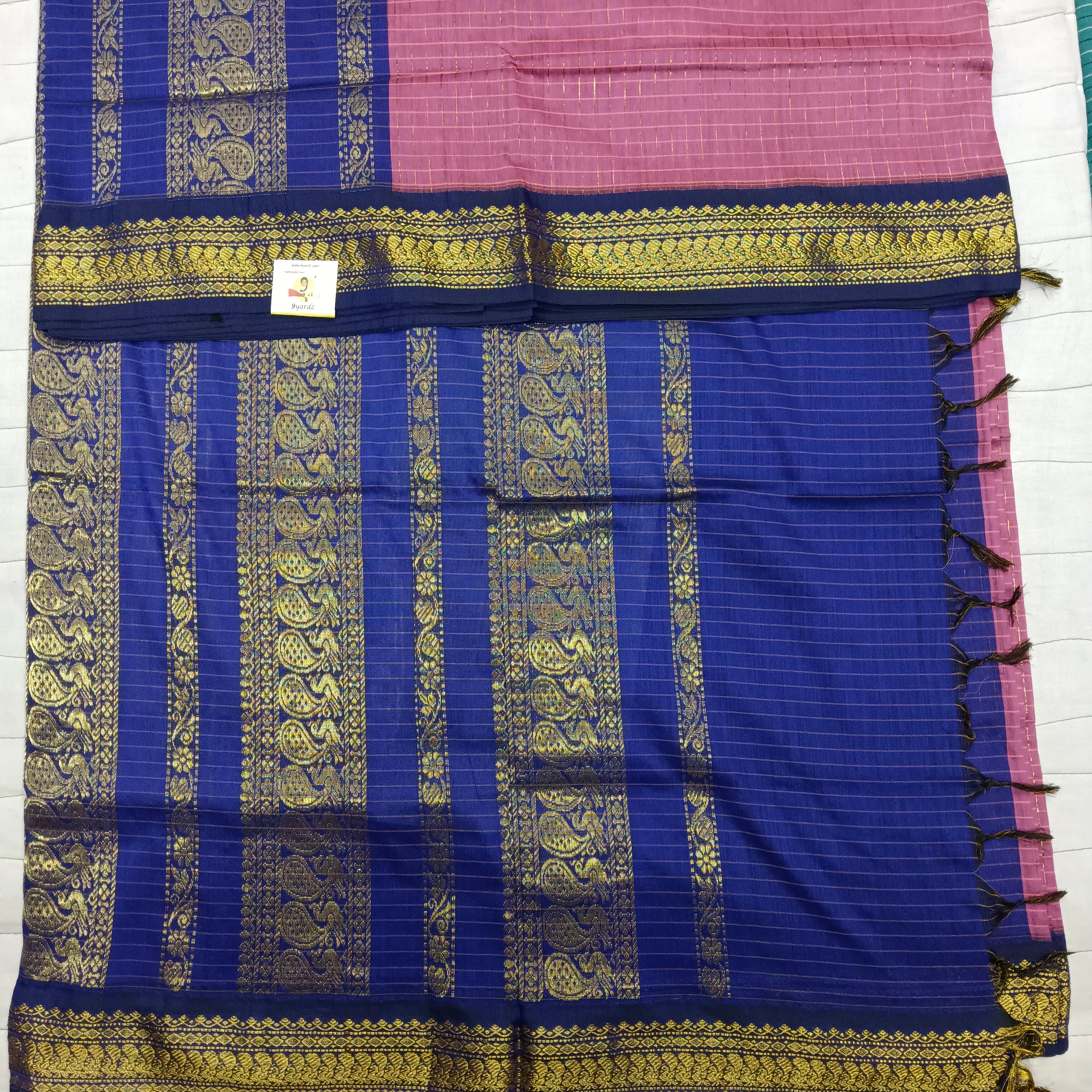 Kalyani cotton Checked 6yardz