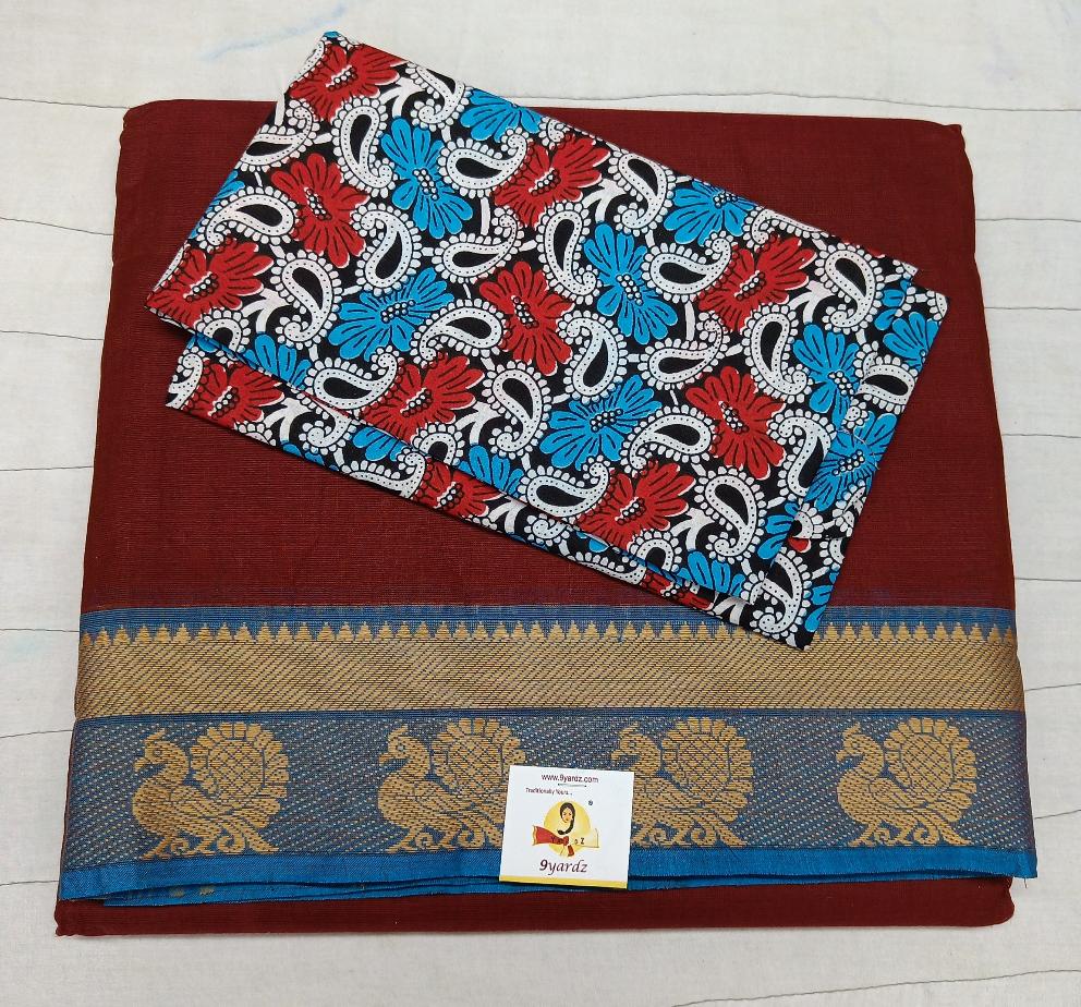 Arupukottai cotton 10 yards madisar