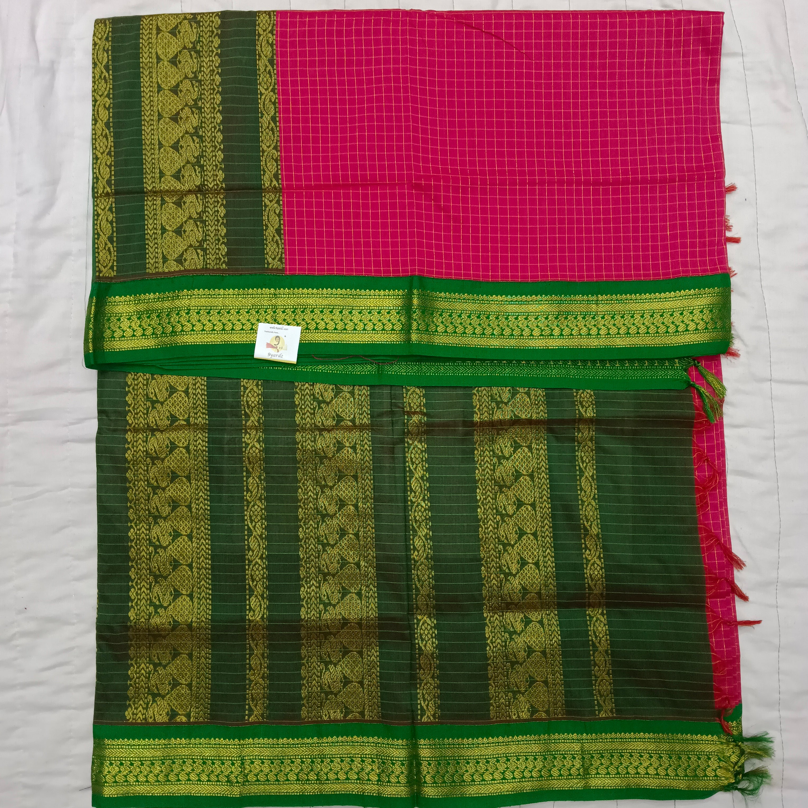 Kalyani cotton Checked 6yardz