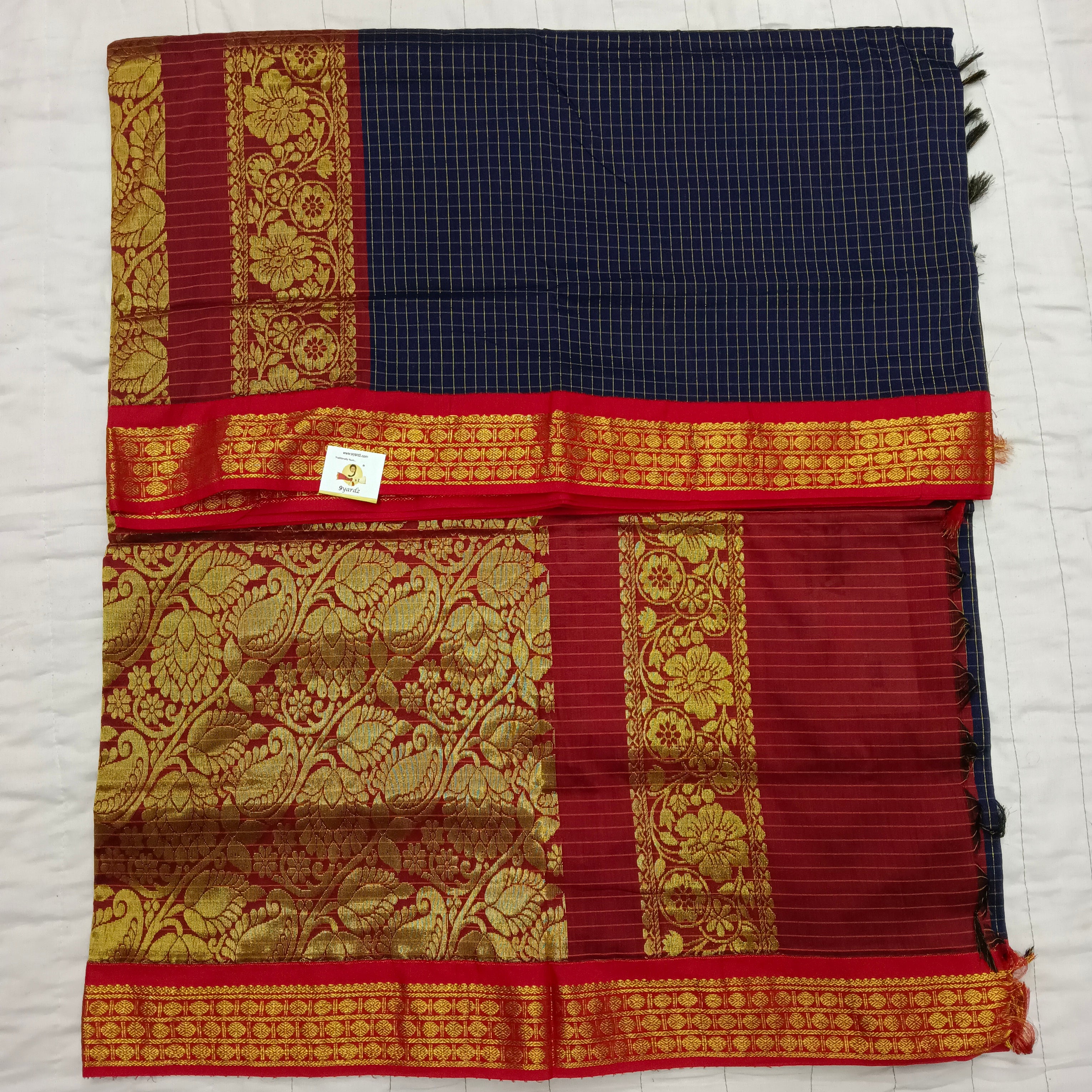 Kalyani cotton Checked 6yardz