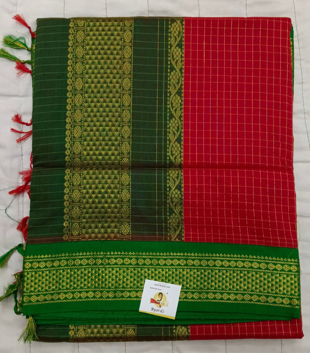 Kalyani cotton Checked 6yardz