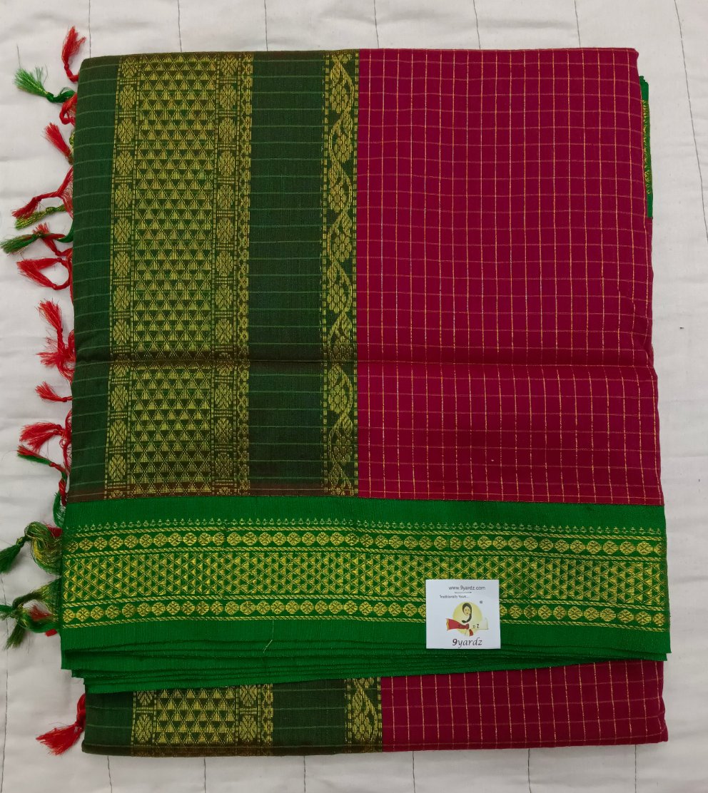 Kalyani cotton Checked 6yardz