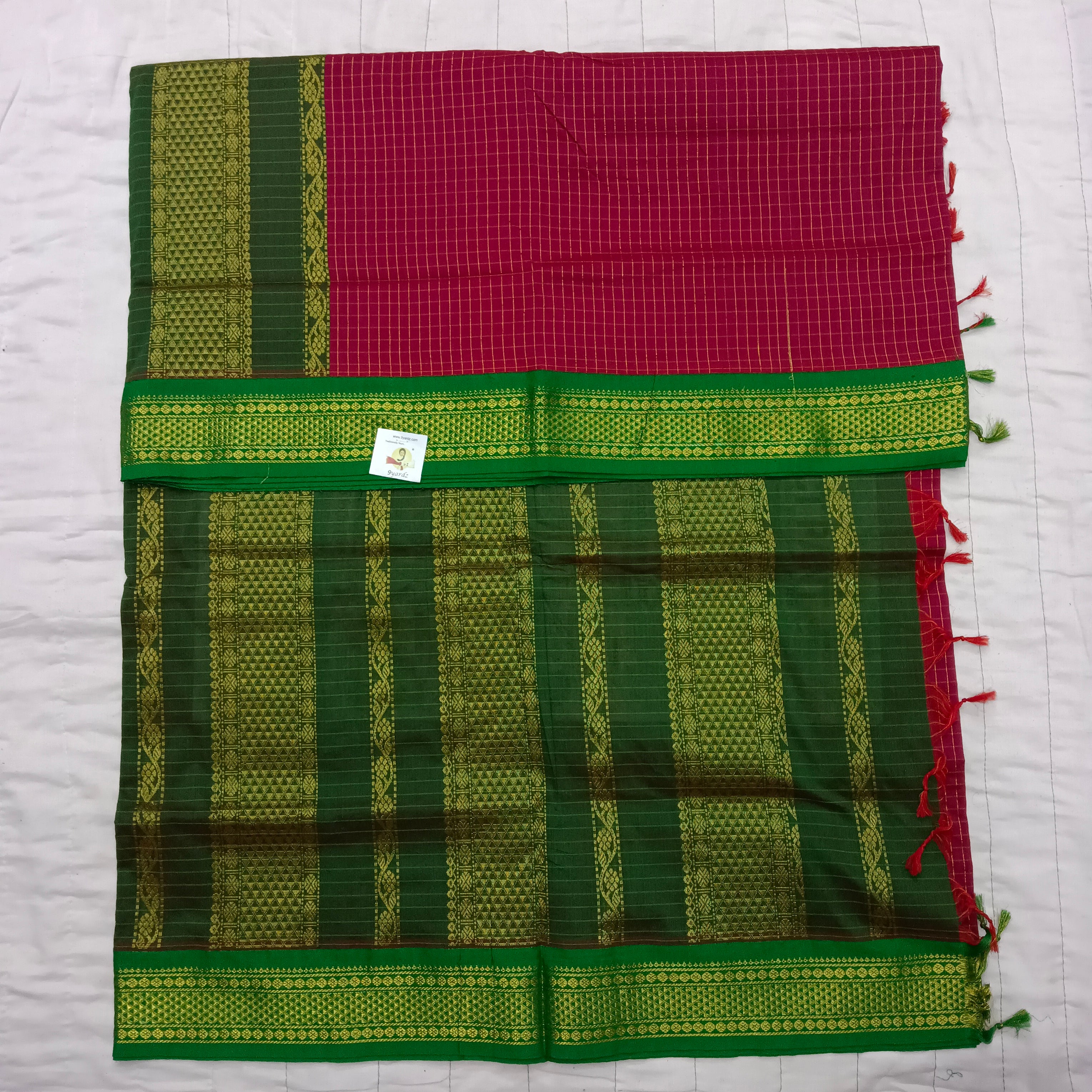 Kalyani cotton Checked 6yardz