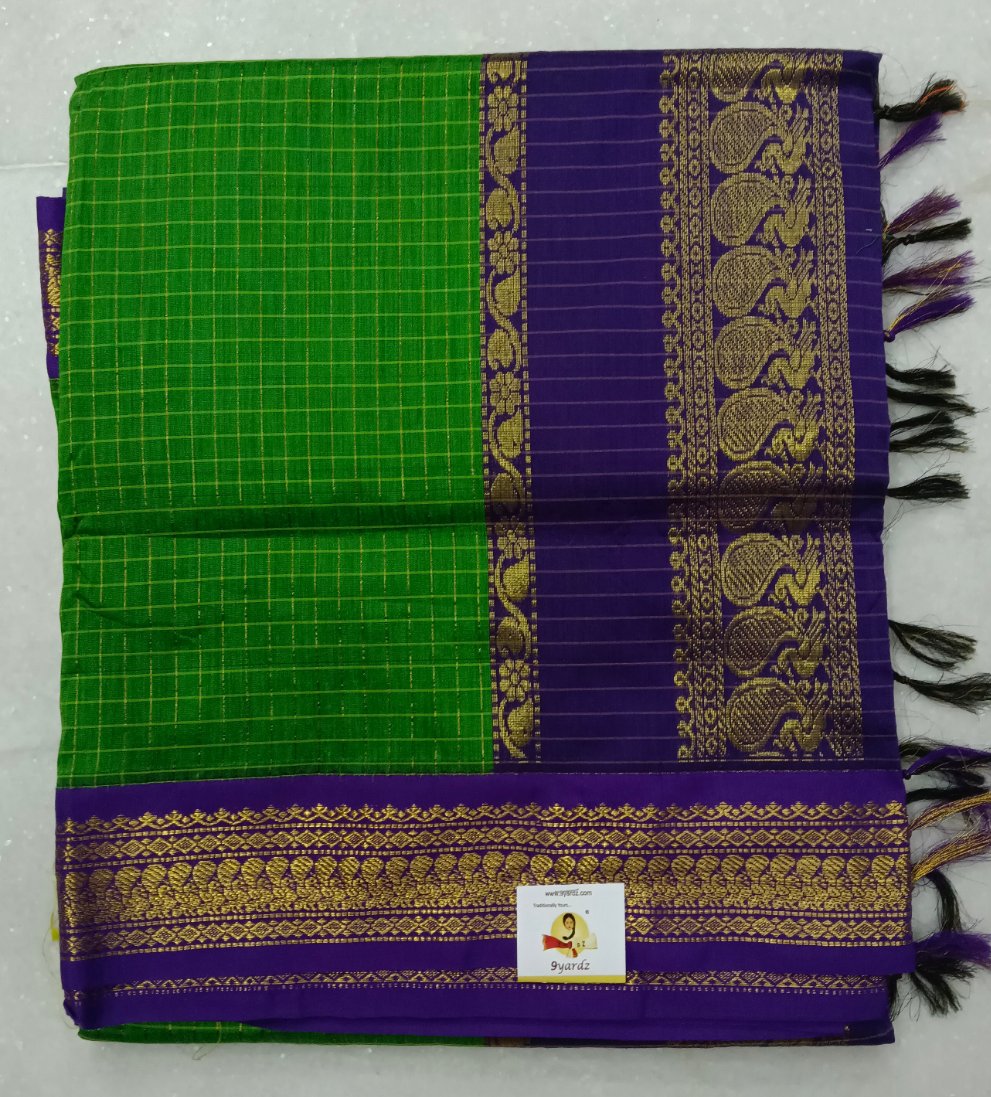 Kalyani cotton Checked 6yardz