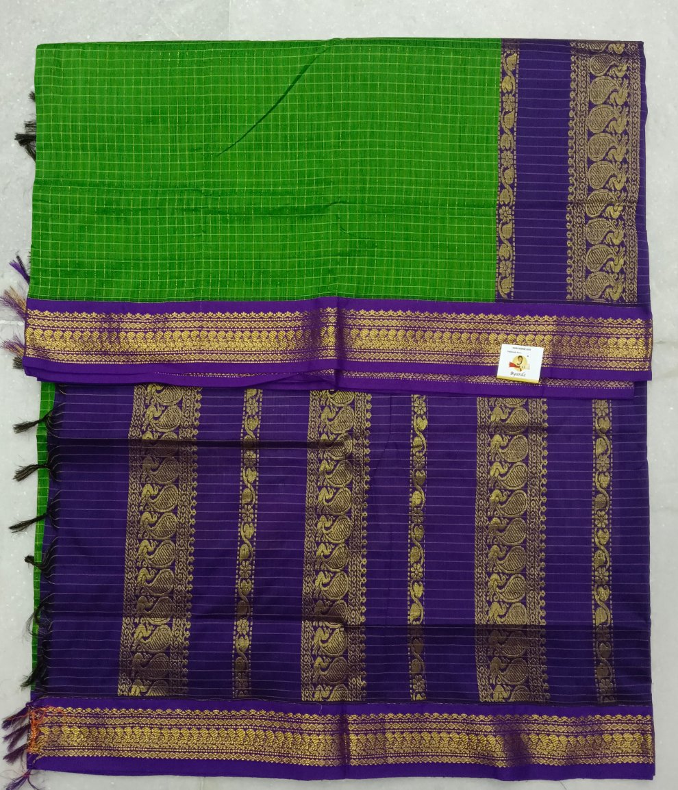 Kalyani cotton Checked 6yardz