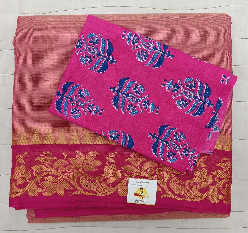 Arupukottai cotton 10 yards madisar