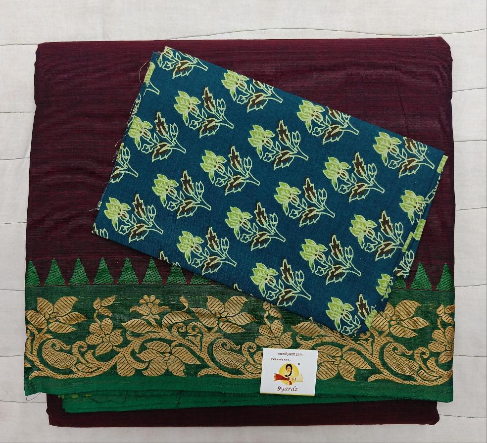 Arupukottai cotton 10 yards madisar
