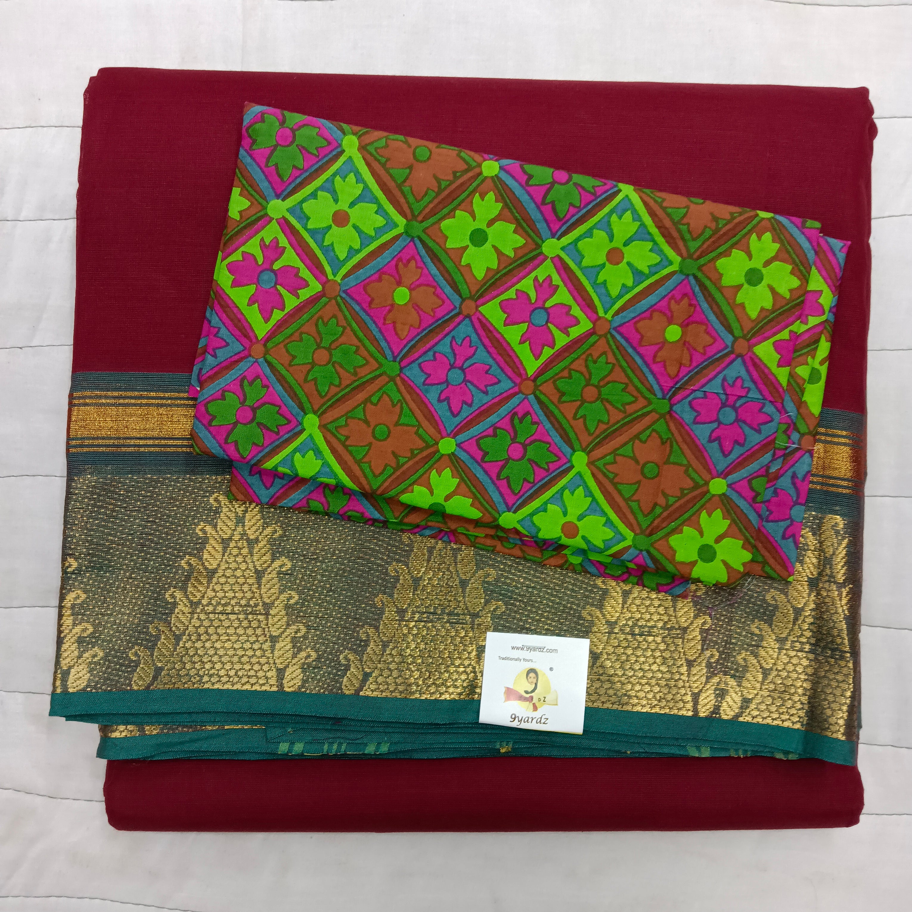 Arupukottai cotton 10 yards madisar