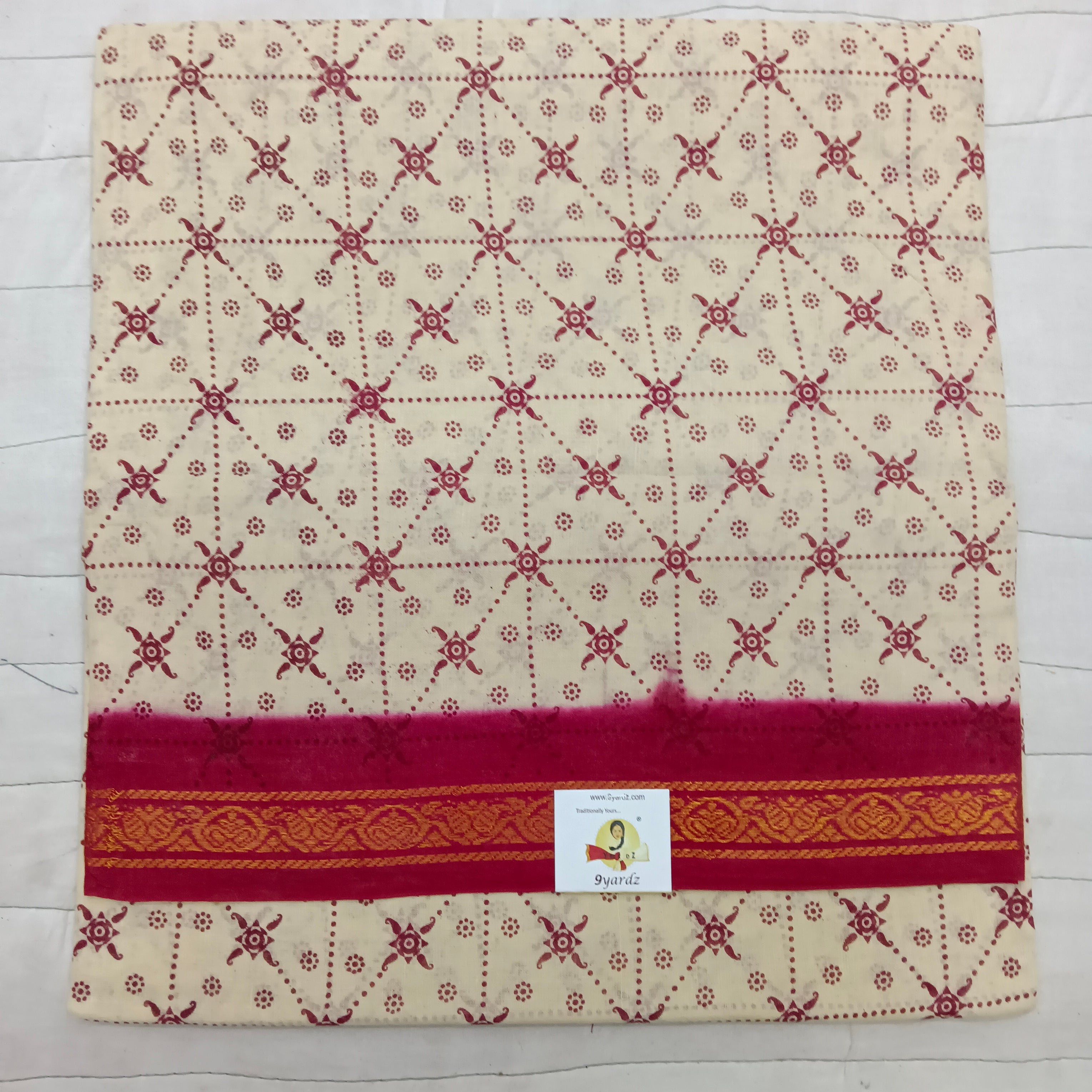 Sungudi cotton 6 yards