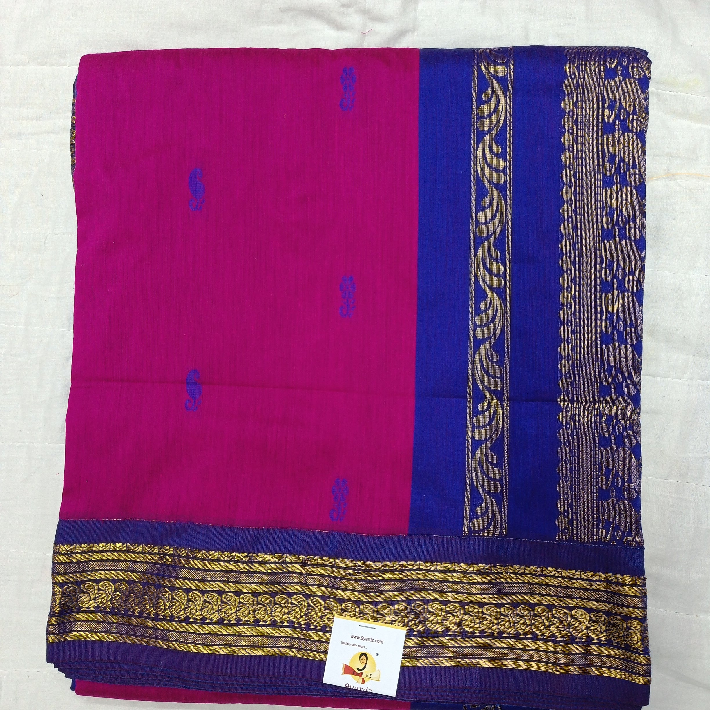 Kalyani Cotton Butta  9.5yards