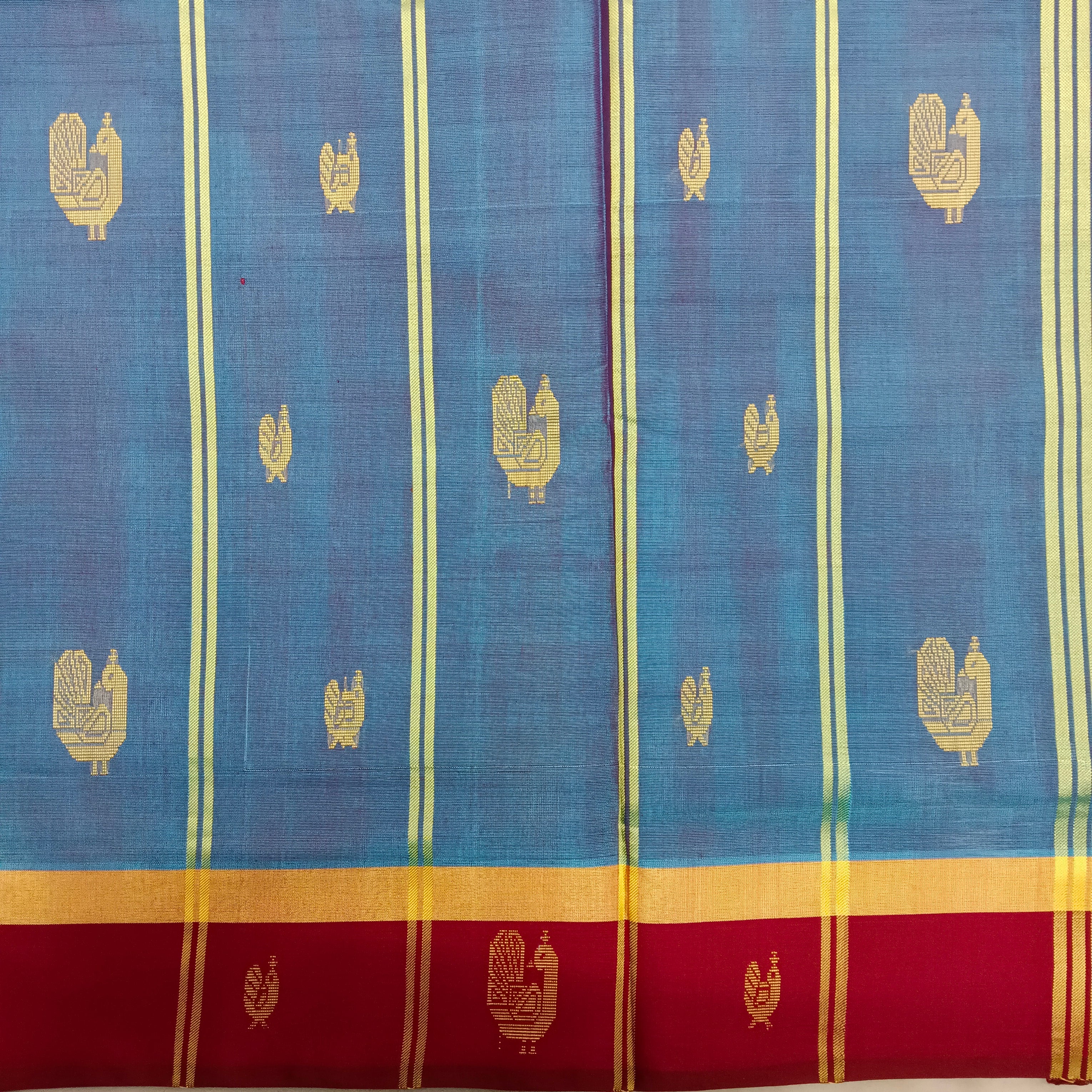Devendra 10yards Body  Embossed