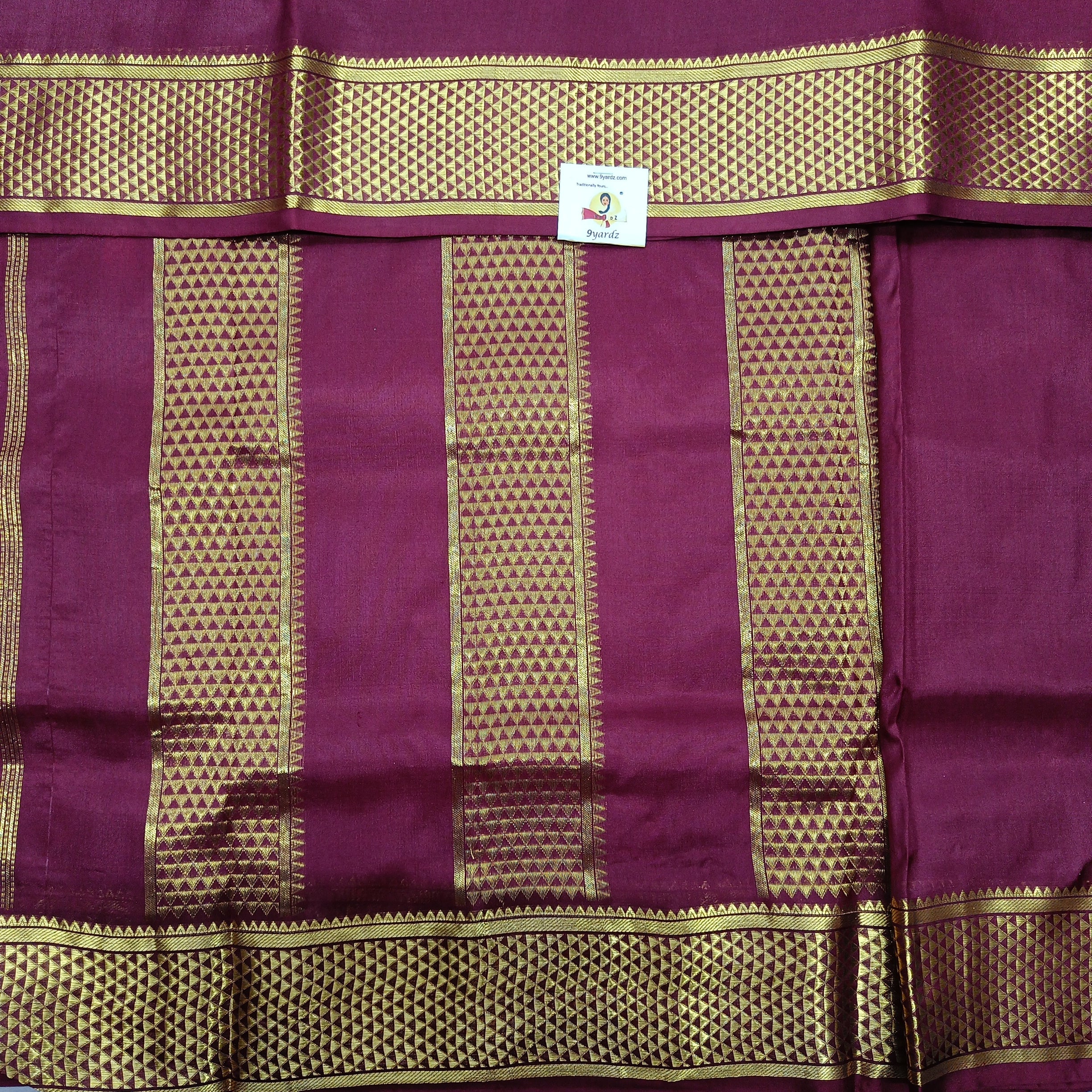 Pure silk 10yardz Muhurtham saree