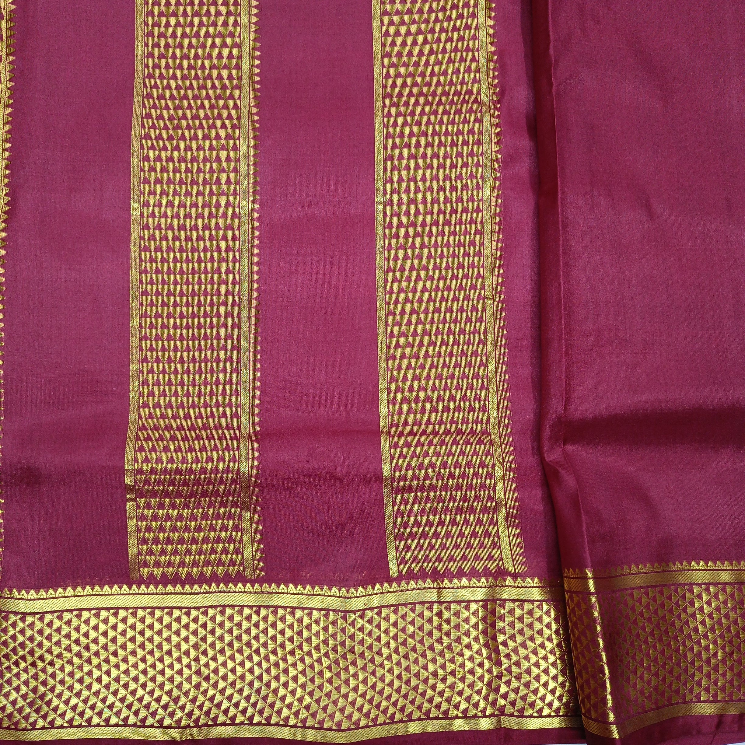 Pure silk 10yardz Muhurtham saree
