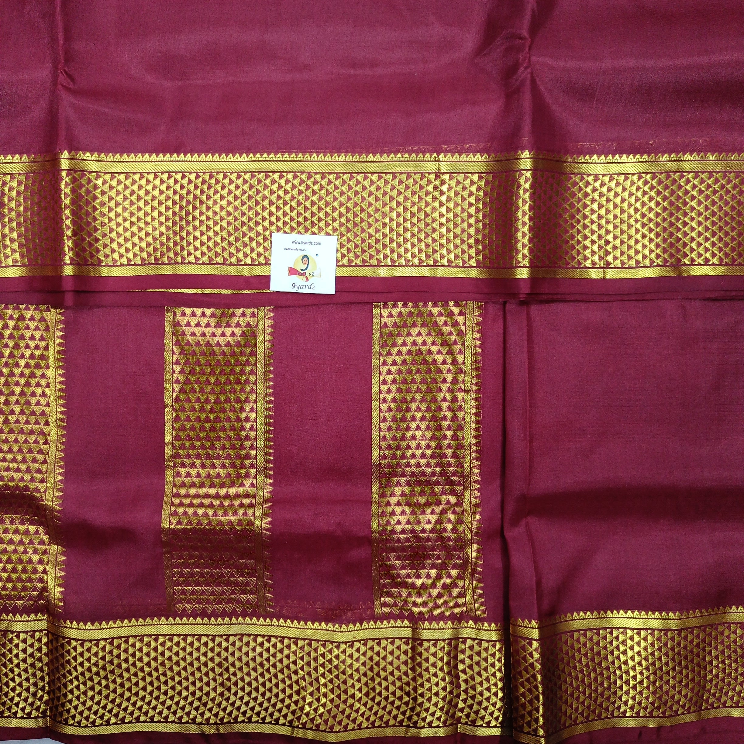 Pure silk 10yardz Muhurtham saree