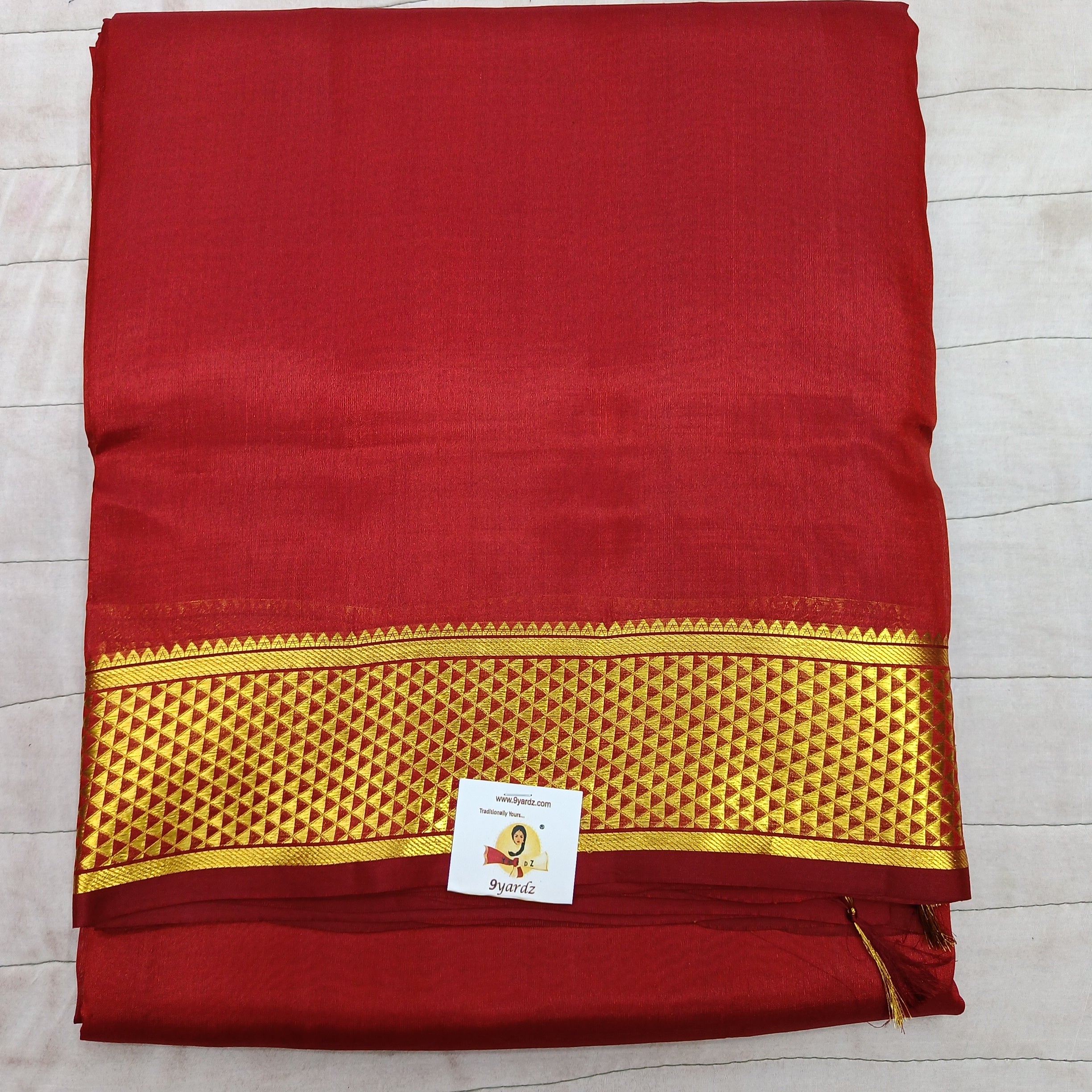 Pure silk 10yardz Muhurtham saree
