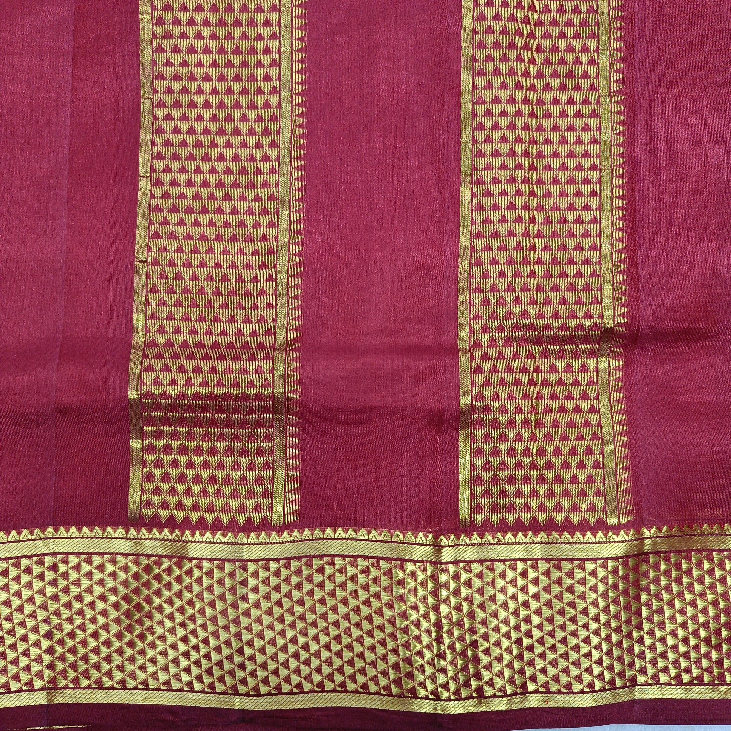Pure silk 10yardz Muhurtham saree