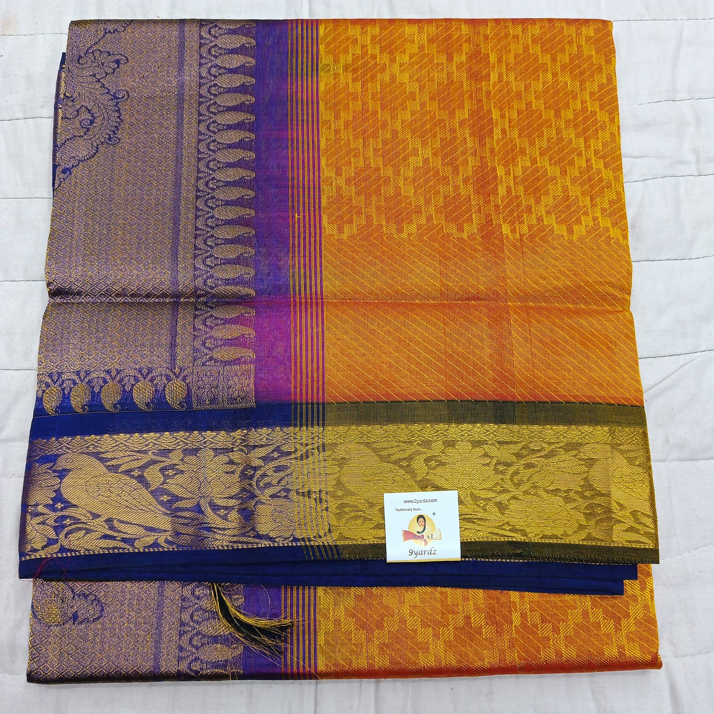 Rich Pallu Silk Cotton 6yardz
