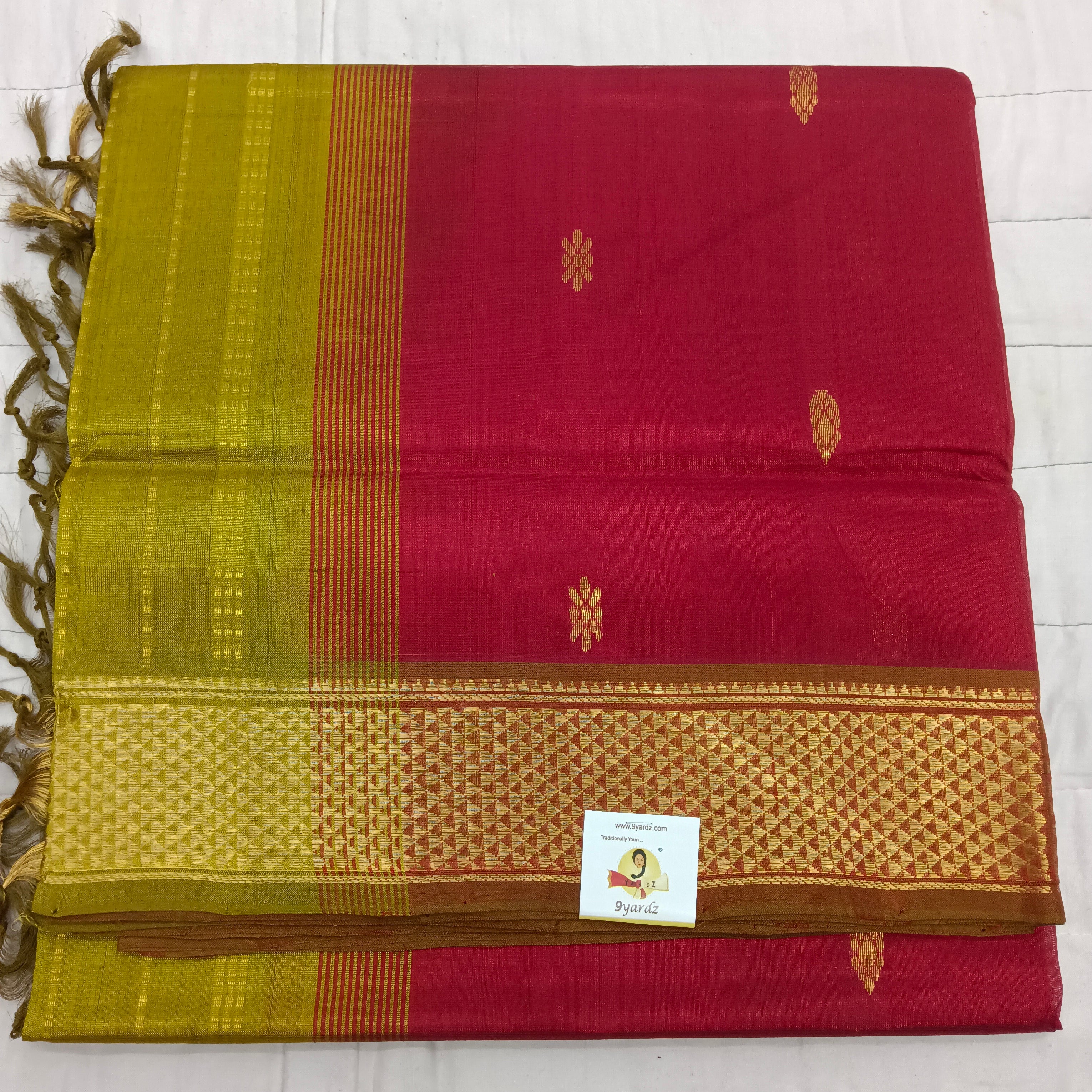 Pure silk cotton with butta
