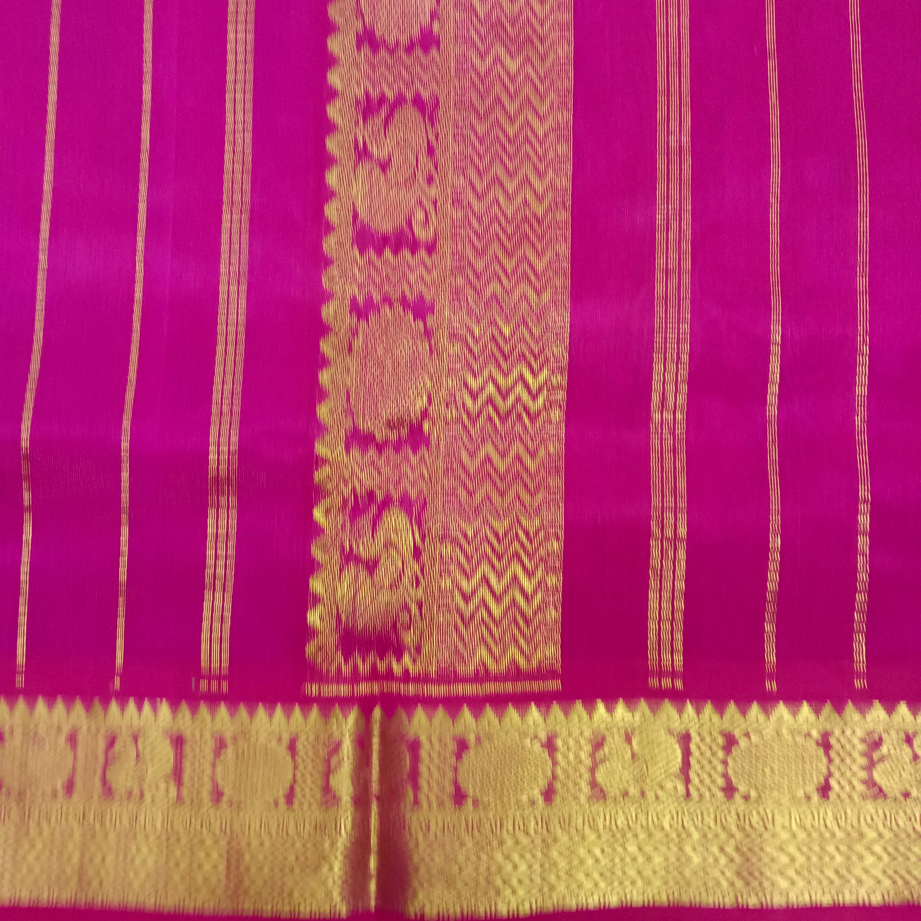 Pure silk cotton with butta