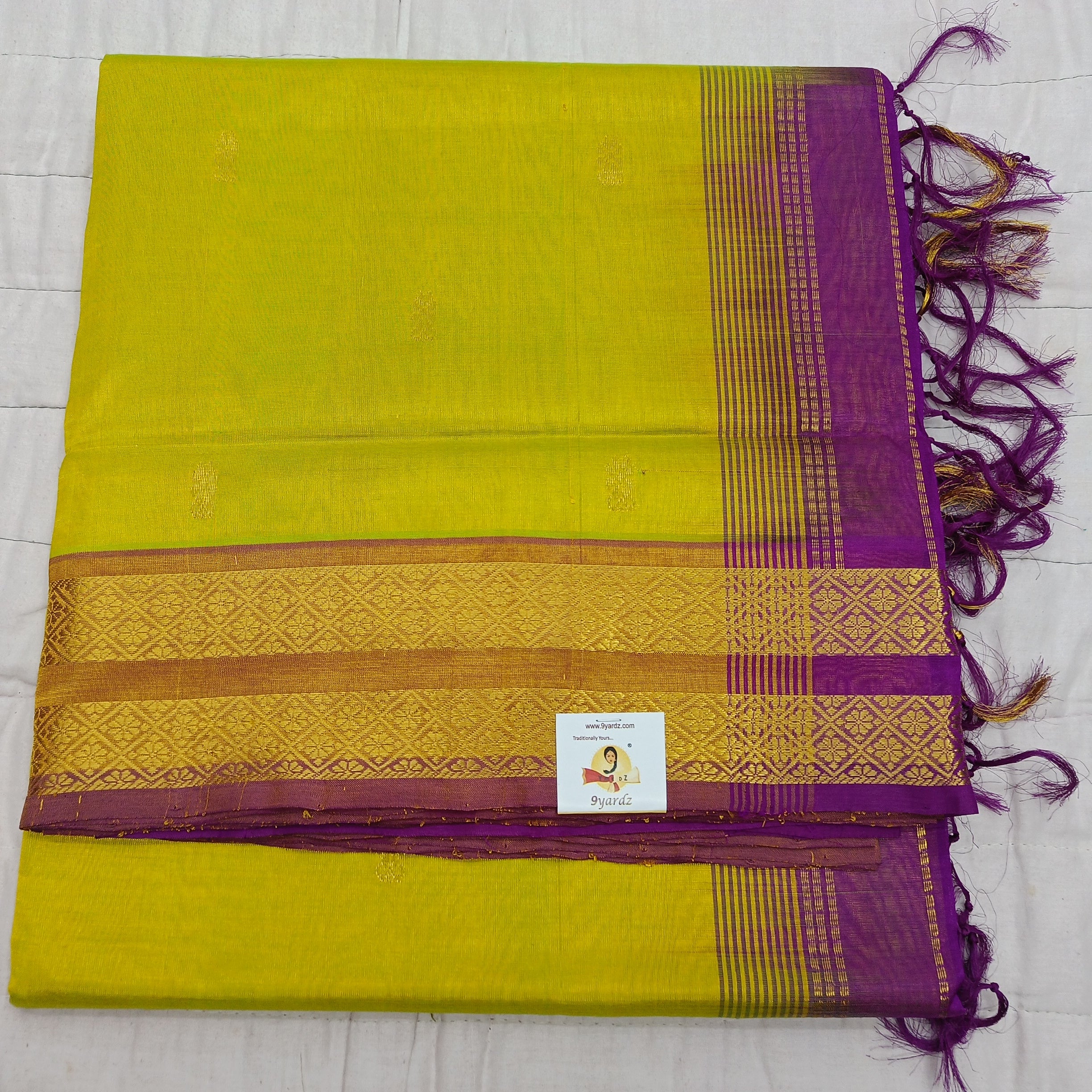 Pure silk cotton with butta