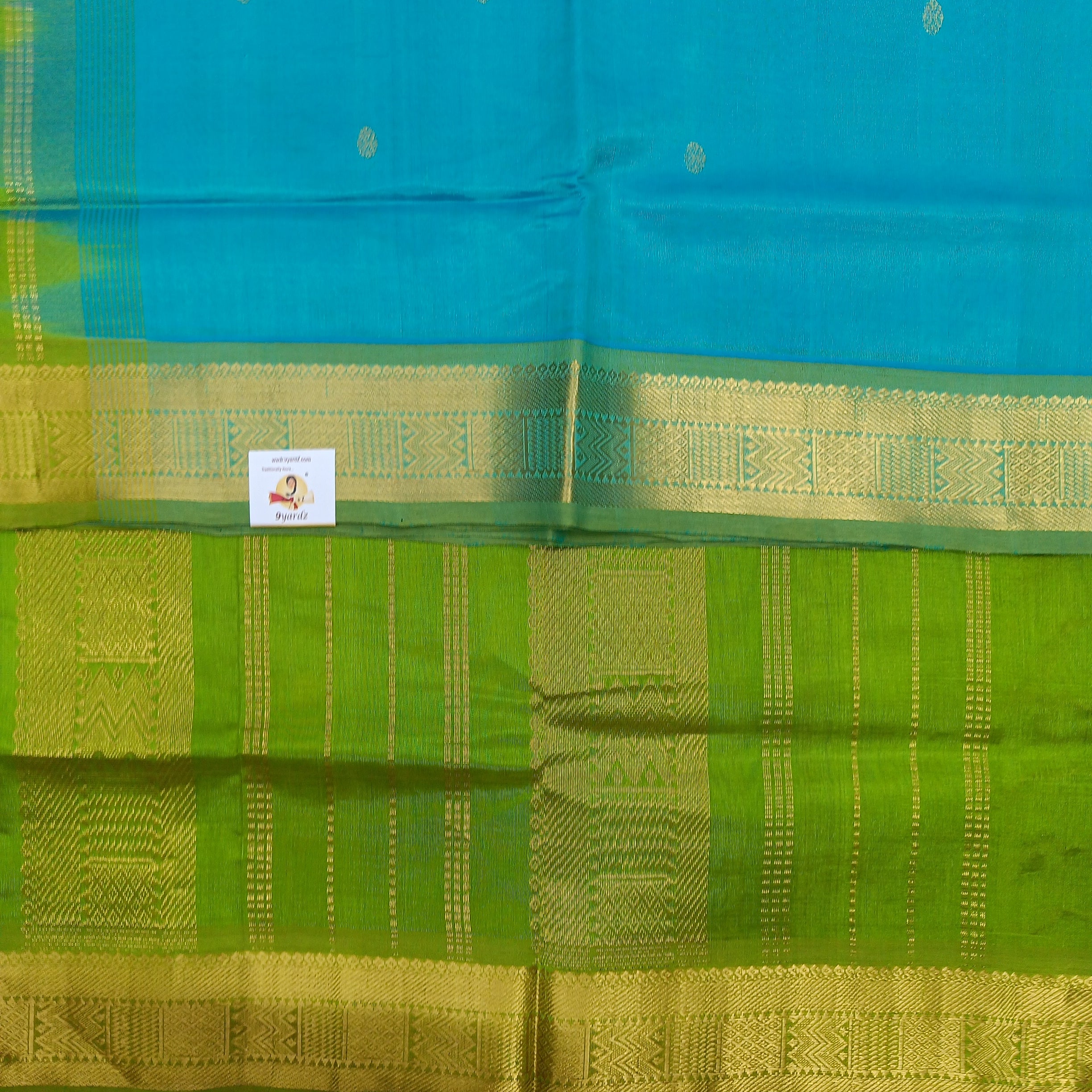 Pure silk cotton with butta