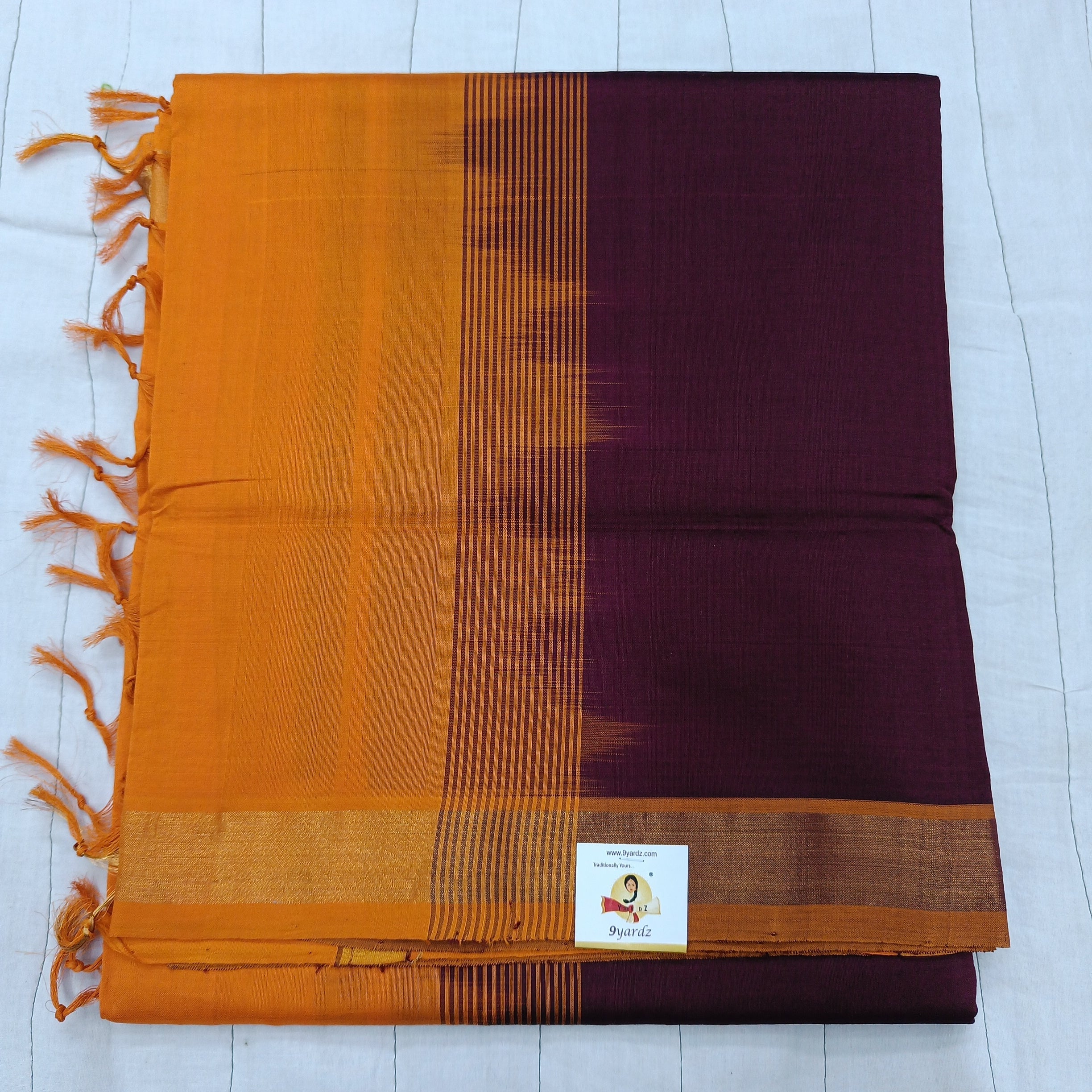 Semi silk cotton 6Yards
